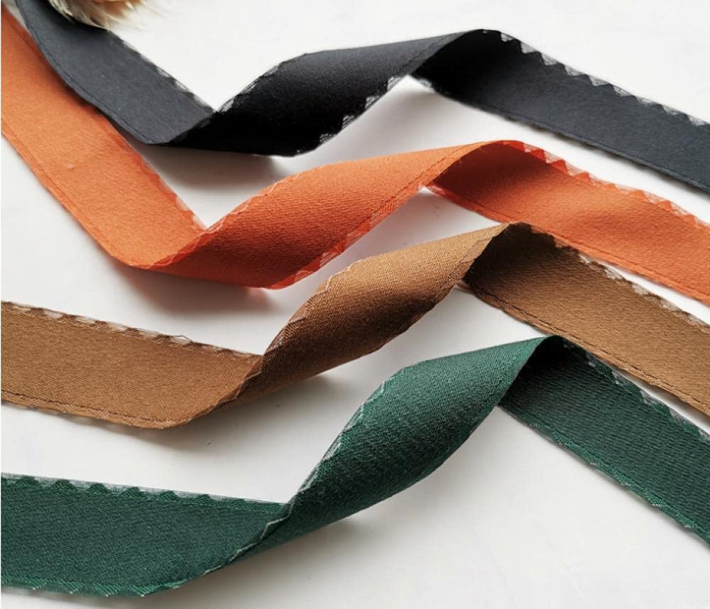 Ribbons For Gift Wrapping Ribbon For Fabric Satin Ribbons Trójkąt Klub Klubowy Komfort Skóry Wstążka Diy Włosy Klip Materiał Pudełko Kwiaty Wstążki-Pomarańczowy Czerwony 5M.
