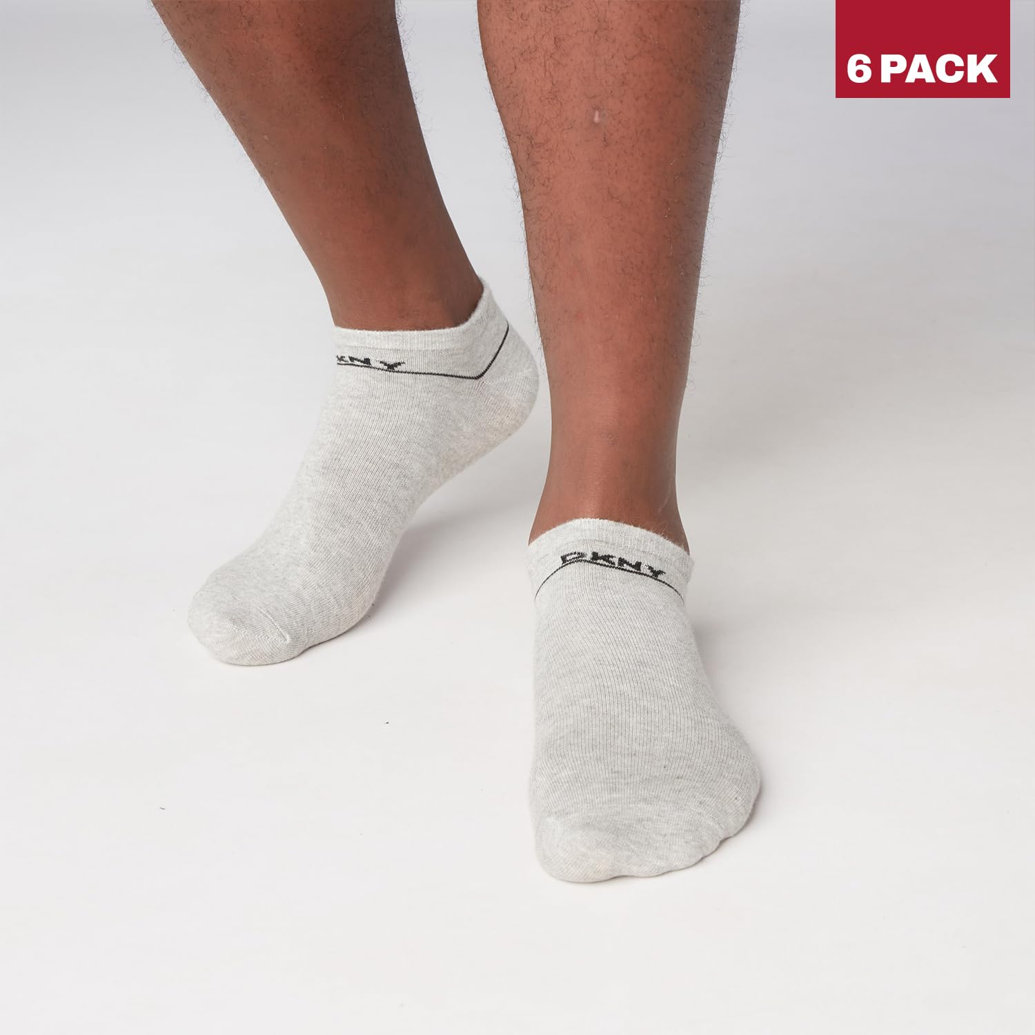 DKNY Męska wkładka do sneakersów, 6 szt., czarny/biały/szary, Czarny, 41-45 EU