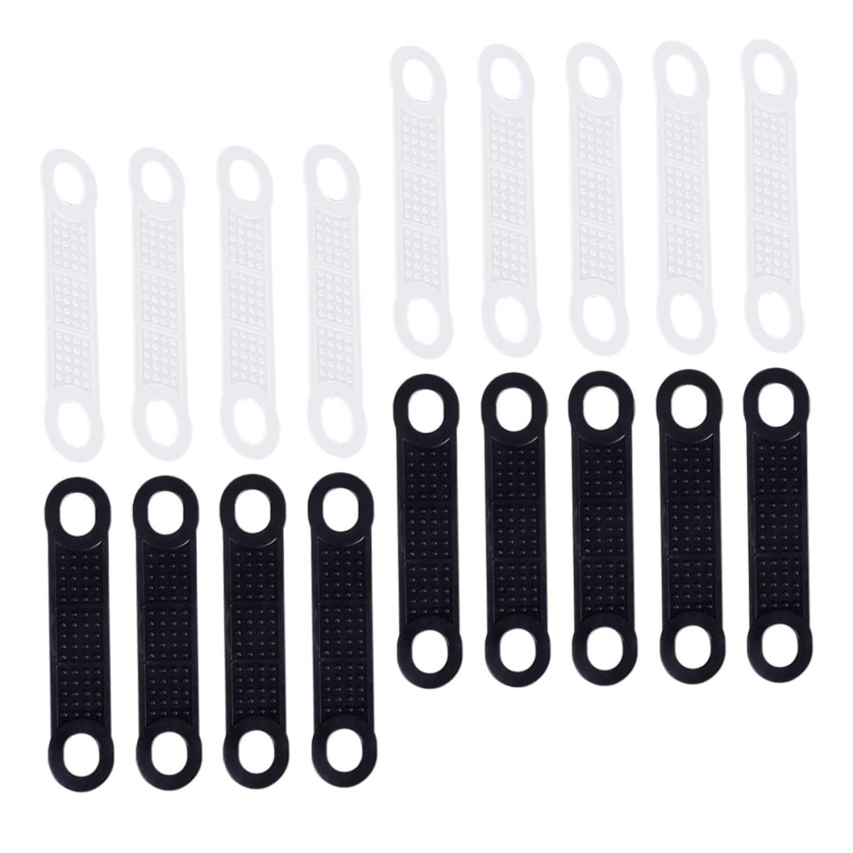 Happyyami Silicone Anti-Slip Hanger Strips 50pcs Non-Skid Strips for Coats Easy to Install Grip Strip for Hangers