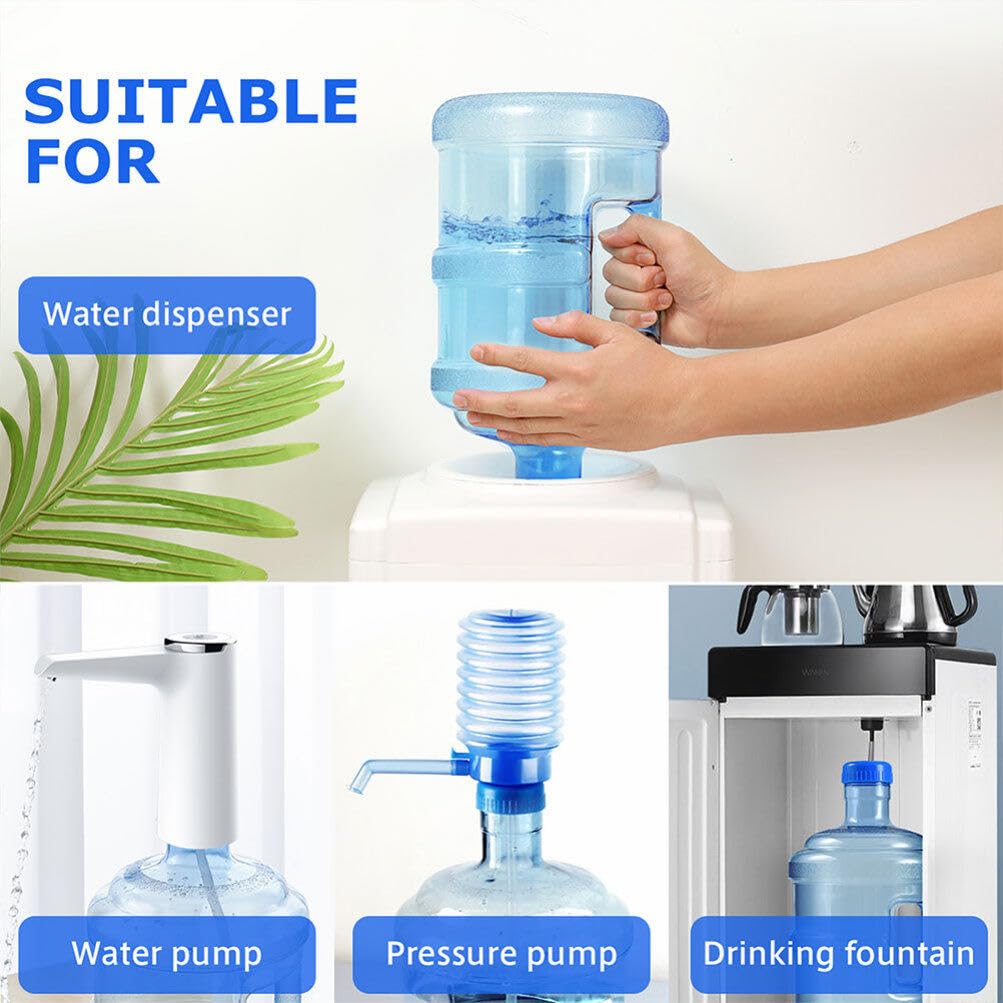 Bidon Eau 18 L – PET Alimentaire – Bouchon Vis Étanche – Poignée Intégrée – Pour Camping, Maison, Bureau, Extérieur