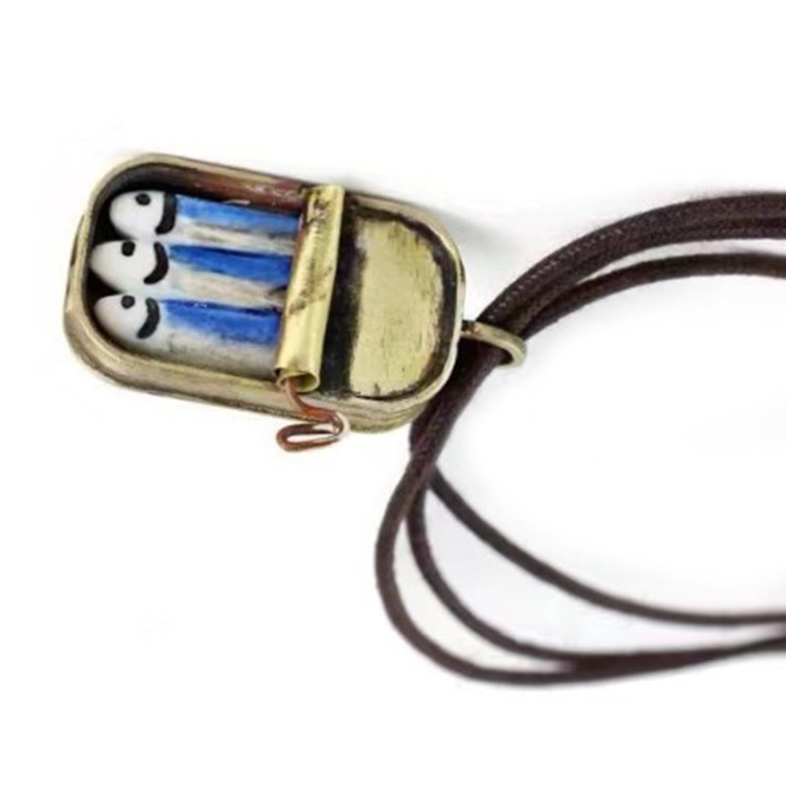 Micfeny As Shown In Pictures Retro Sardine Can Charm Accessory Bright Sardine Tin Pendant Ornament Adds Character To Any Room Or Event Setting