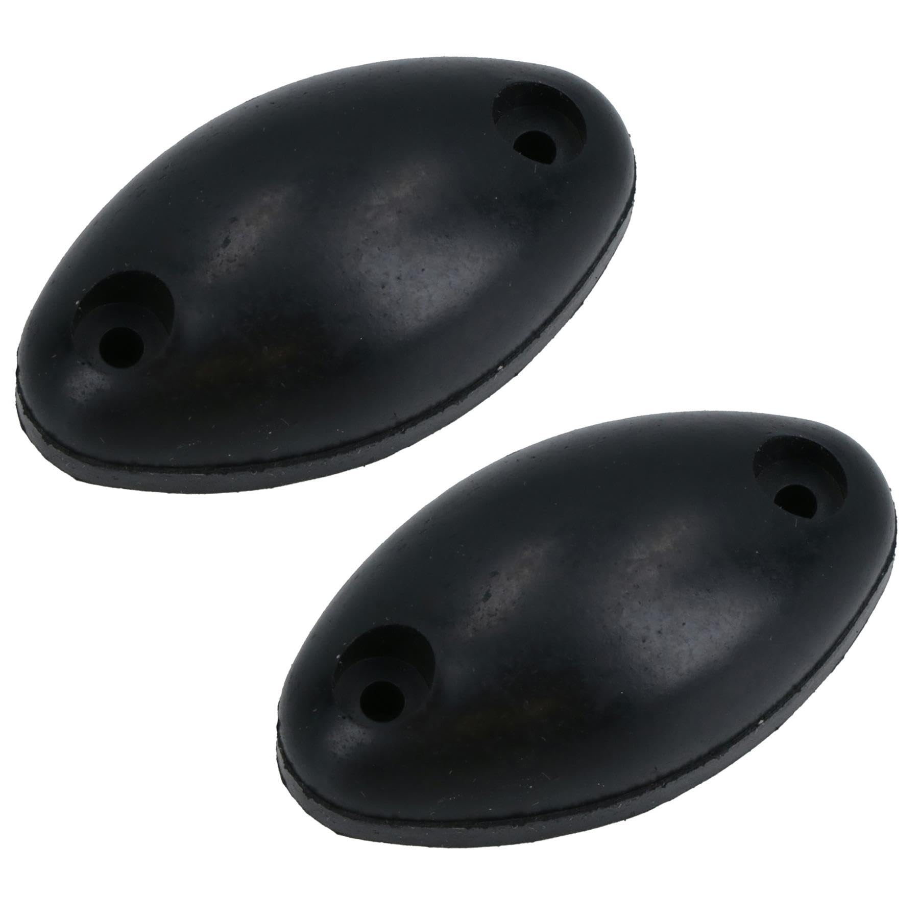 B&Q -  22mm Stand Off Oval Rubber Buffer Bumper Stop For Horse Box Trailers 2Pc