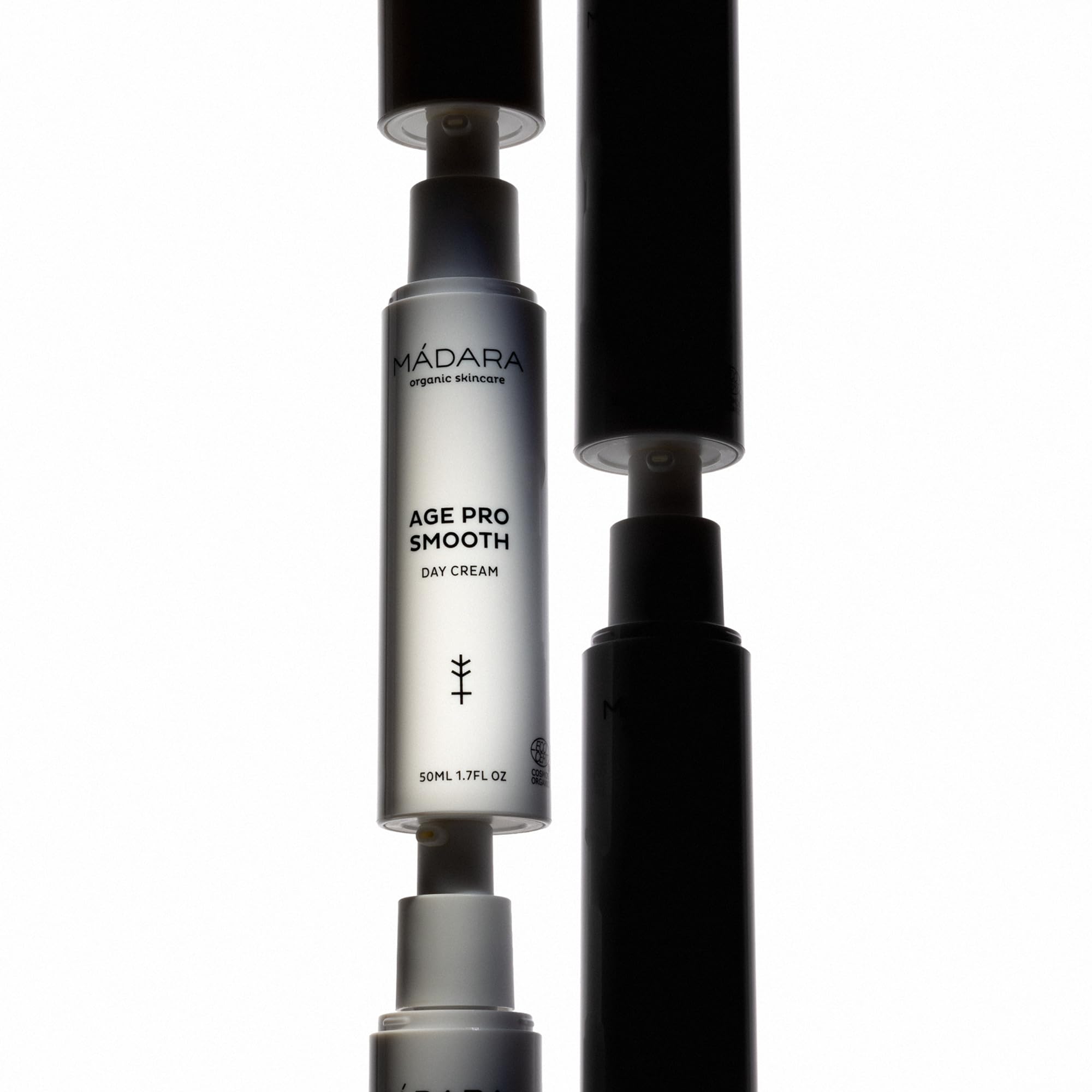 MÁDARA AGE PRO Smooth Day Cream 50 ml – przeciwzmarszczkowy krem do twarzy i krem nawilżający z kwasem hialuronowym – krem na dzień do pielęgnacji skóry