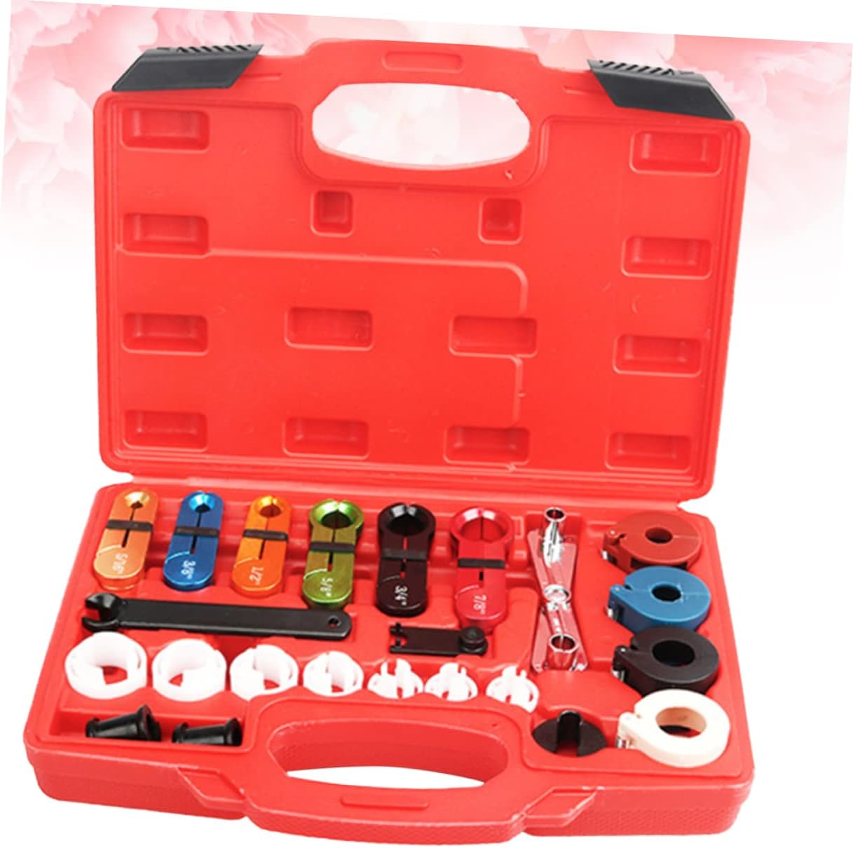 22pcs Automotive Line Quick Disconnect Tool Set Color Coded Disconnects for Transmission Line Accessories for Automotive Maintenance and Repairs