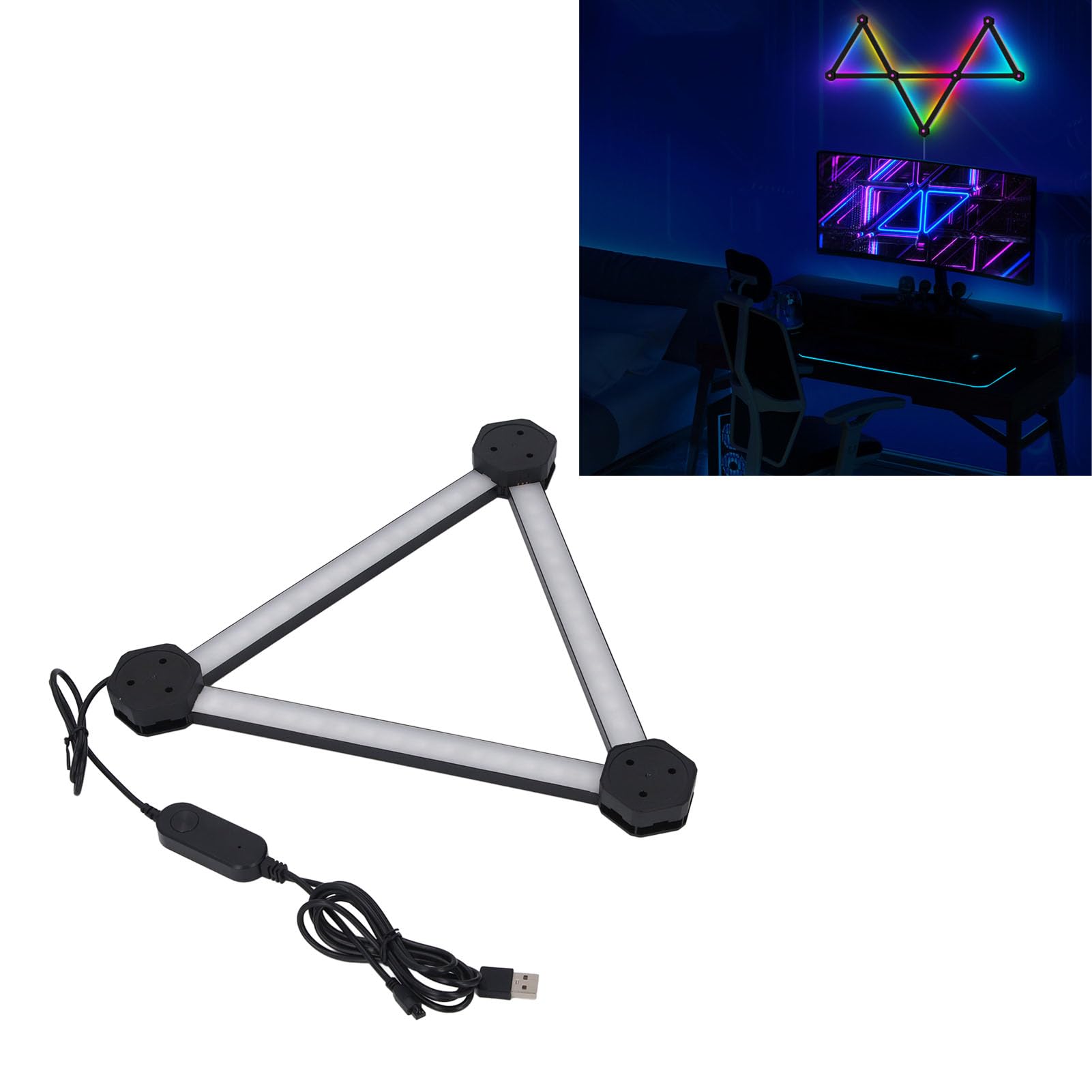 Smart WiFi RGB LED LIGHT LIGHT LIGHTS 16 Milioni di Colori Musica Sincronizza