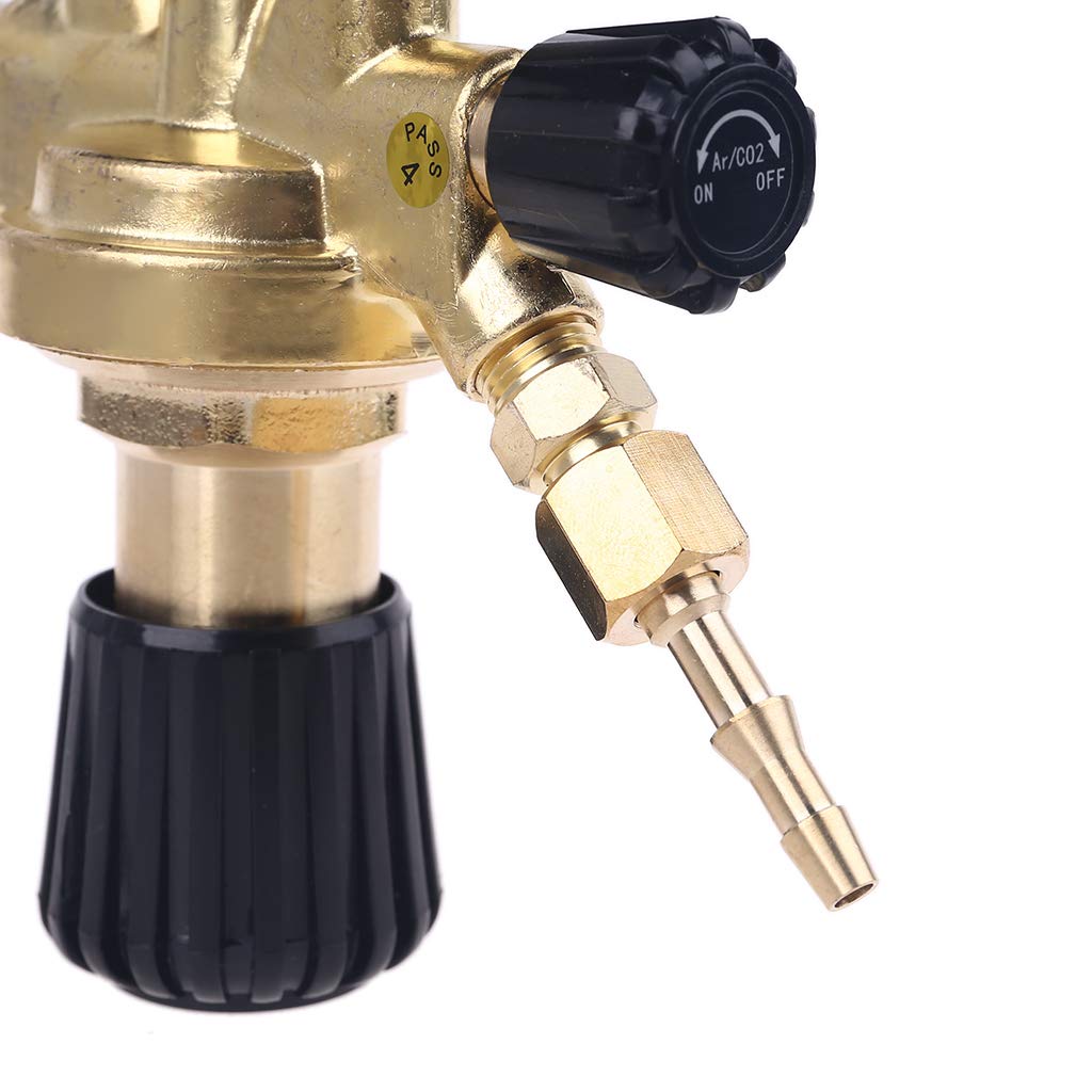 Regulador reductor de presión de nitrógeno de argón CO2 a prueba de golpes/MIG, reductor de presión de soldadura W21.8