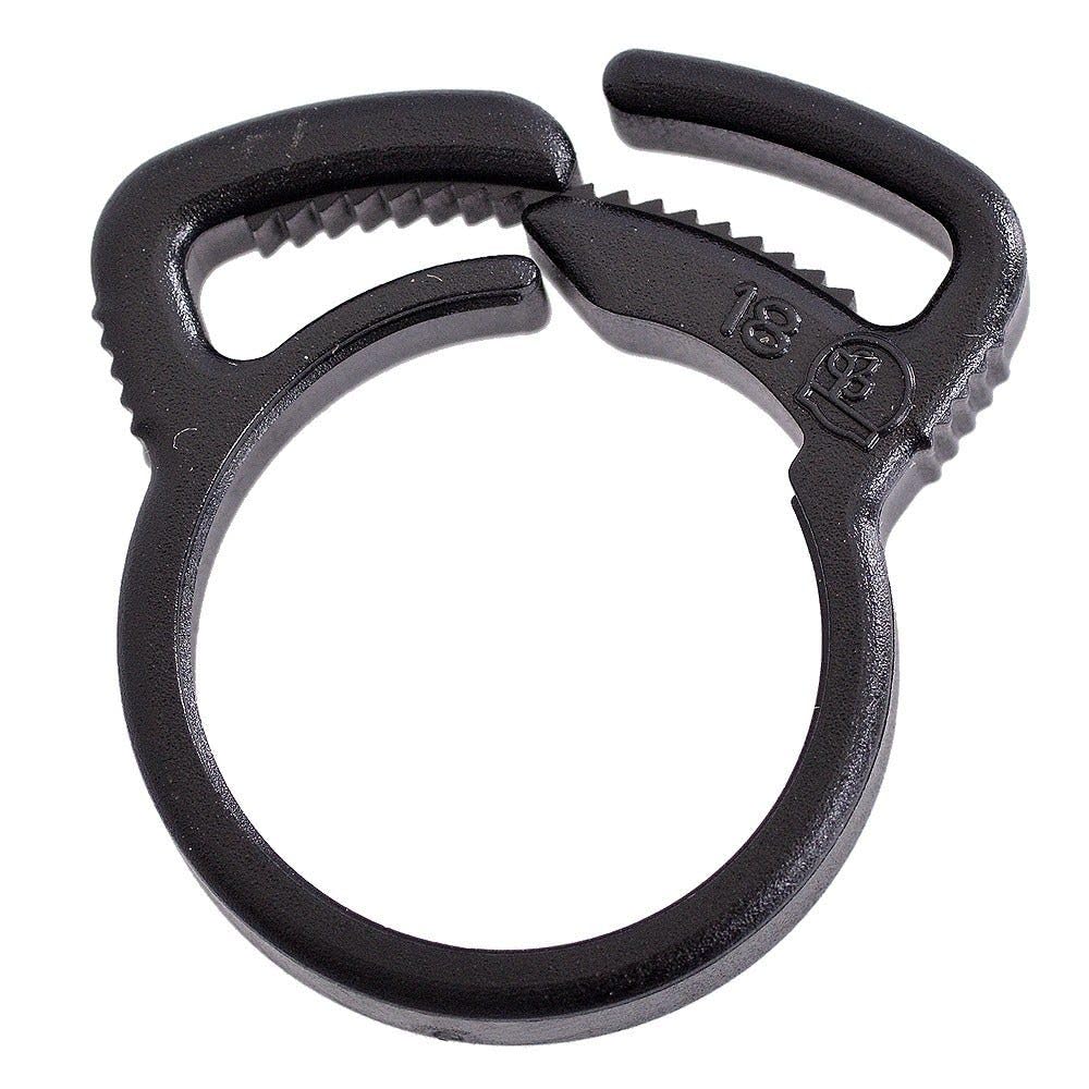 Hydrosure Ratchet Clamp 16 Mm - Pack Of 100 Adjustable Garden Hose And Irrigation Pipe Fasteners With Strong Ratchet Lock To Secure 16 Mm Tubing And Hose Connections