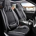 Romanbin Autositzbezug Für Audi Q5 SQ5 2008-2025 Komplettset 5-Sitze Autositzbezügen Leder Autositzbezüge Porosität Sitzbezüge Vorne und Hinten Sitzschoner, 2 Nackenkissen & Schwarz weiß Romanbin Autositzbezug Für Audi Q5 SQ5 2008-2025 Komplettset 5-Sitze Autositzbezügen Leder Autositzbezüge Porosität Sitzbezüge Vorne und Hinten Sitzschoner, 2 Nackenkissen & Schwarz weiß