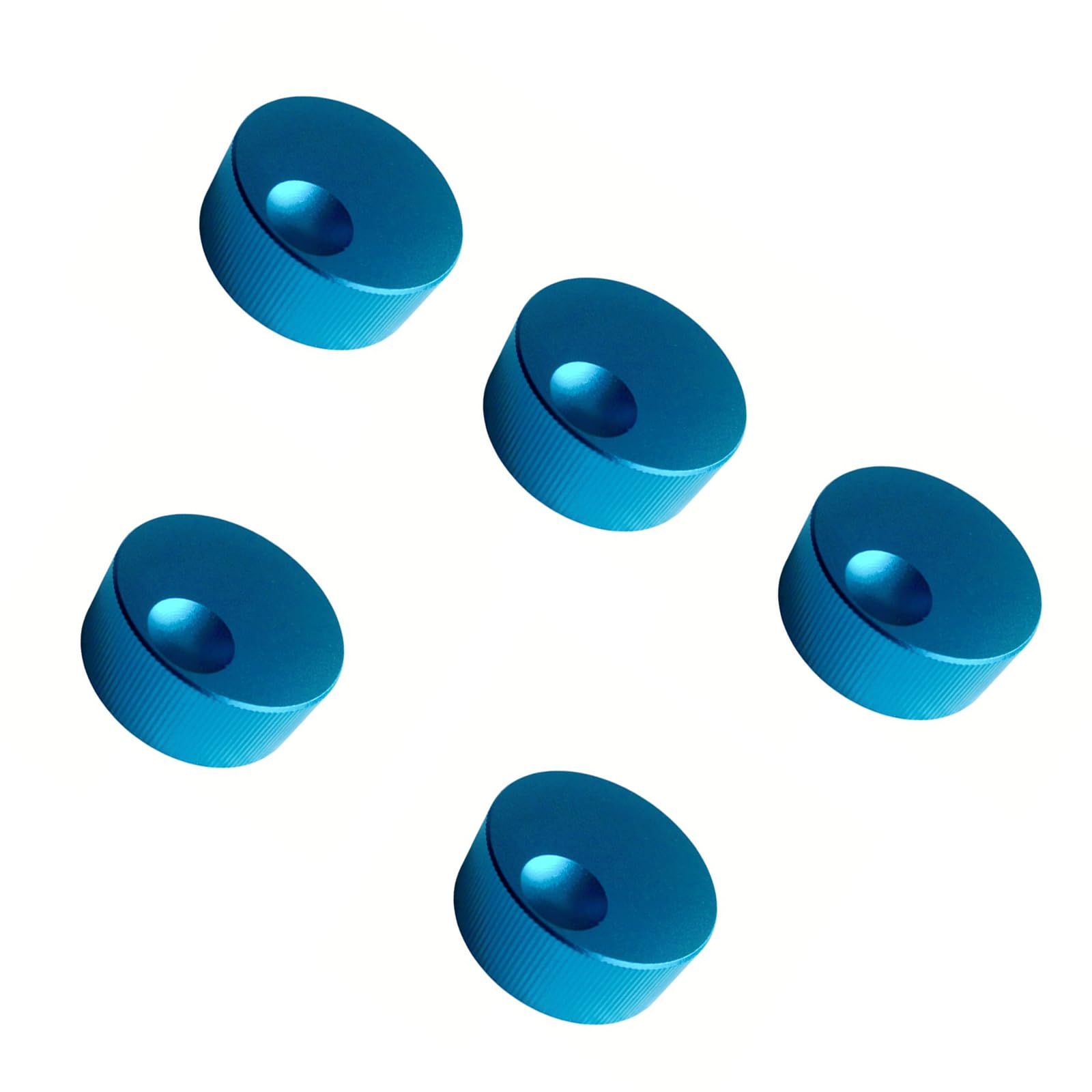 5Pcs Matte Finish Aluminum Control Knobs Ideal for Replacement or Upgrades Control Knobs Smooth Rotation Design Knob