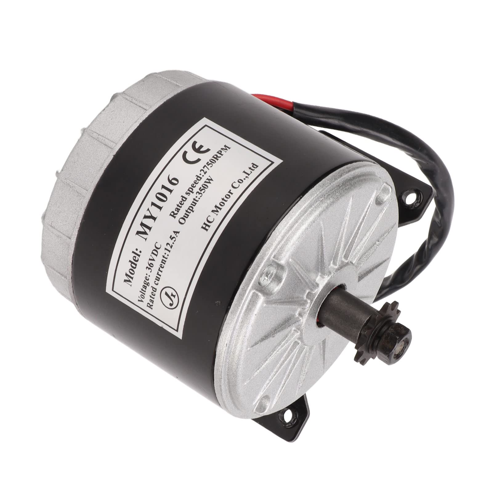 Rosvola Motore Elettrico Spazzolato Motore Reversibile Ad Alte Prestazioni 350 W DC 36 V per Kit di Sostituzione Scooter Elettrico E300