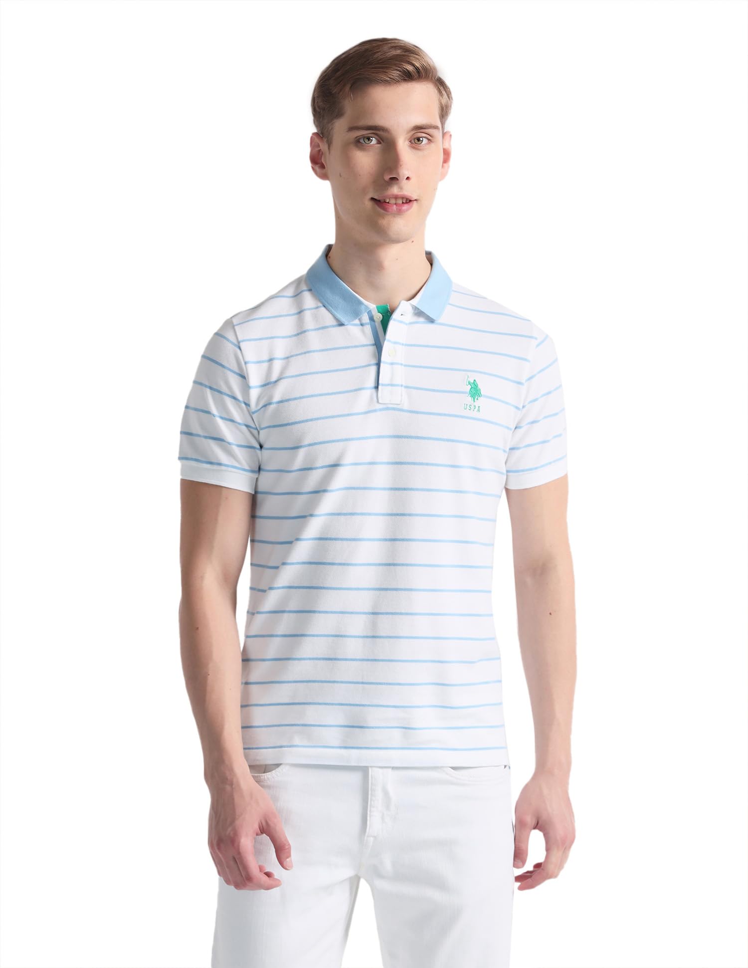 u.s. polo assn. Men's Cotton Slim Fit Shirt-picture-26