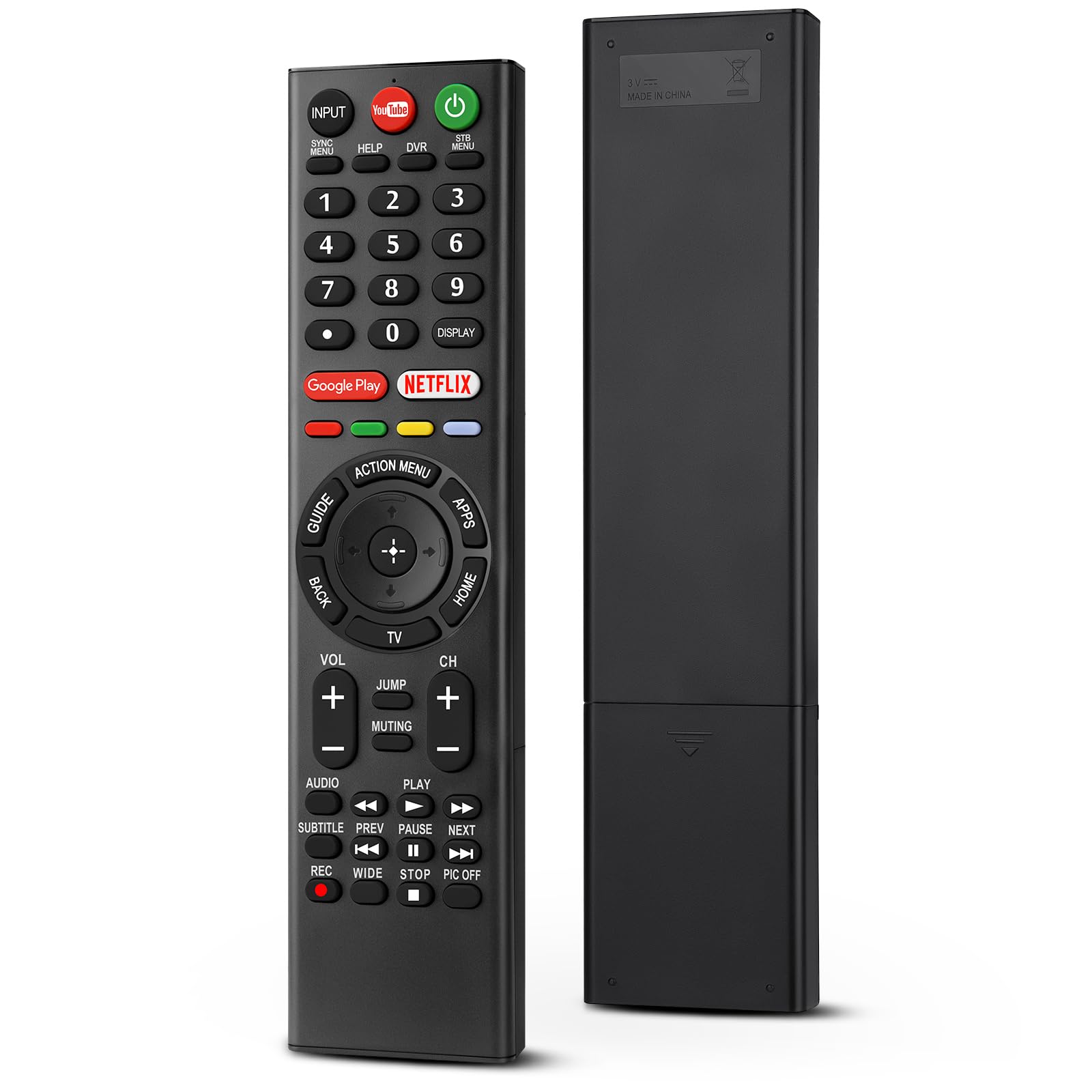 OMAIC Universal Remote Control Replacement for Sony TVs, Black, RMF-TX310U