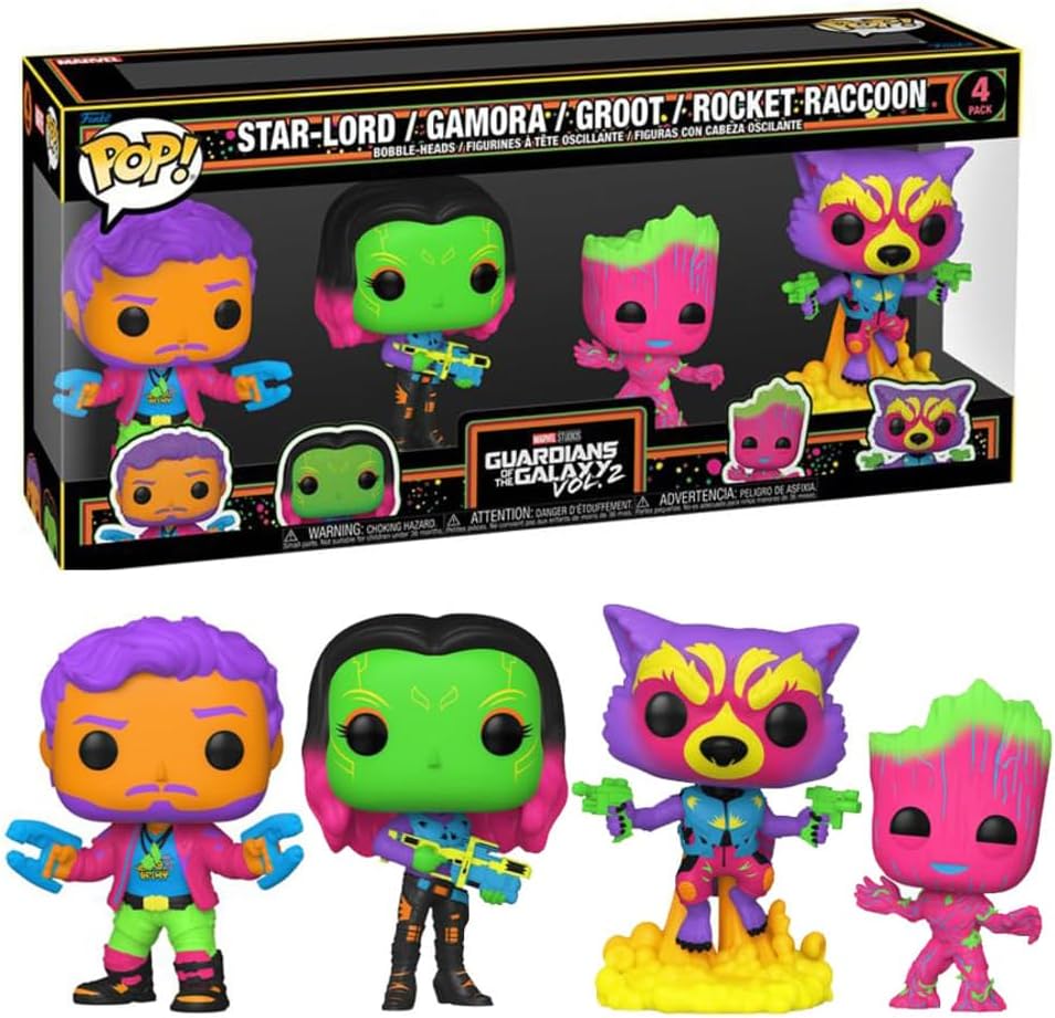Funko POP! Movie Guardians of The Galaxy II Figures Pack of 4