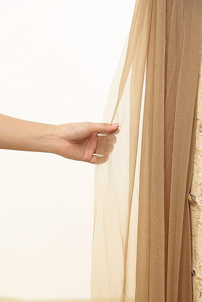 Miniatura 6 de Cytdkve 2 paneles de 20 pies sin arrugas para arco de boda, tela drapeada, ligeramente brillante, para decoración de ceremonia de boda, recepción,