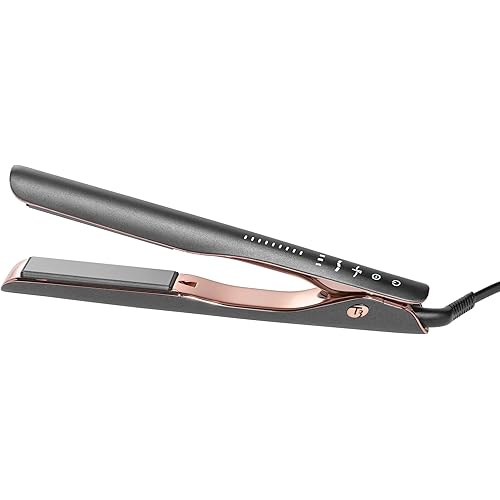 T3 Smooth ID 1” Flat Iron with Touch Interface - Digital Ceramic Flat Iron with Interactive HeatID Technology for Automatic Heat Setting Personalization