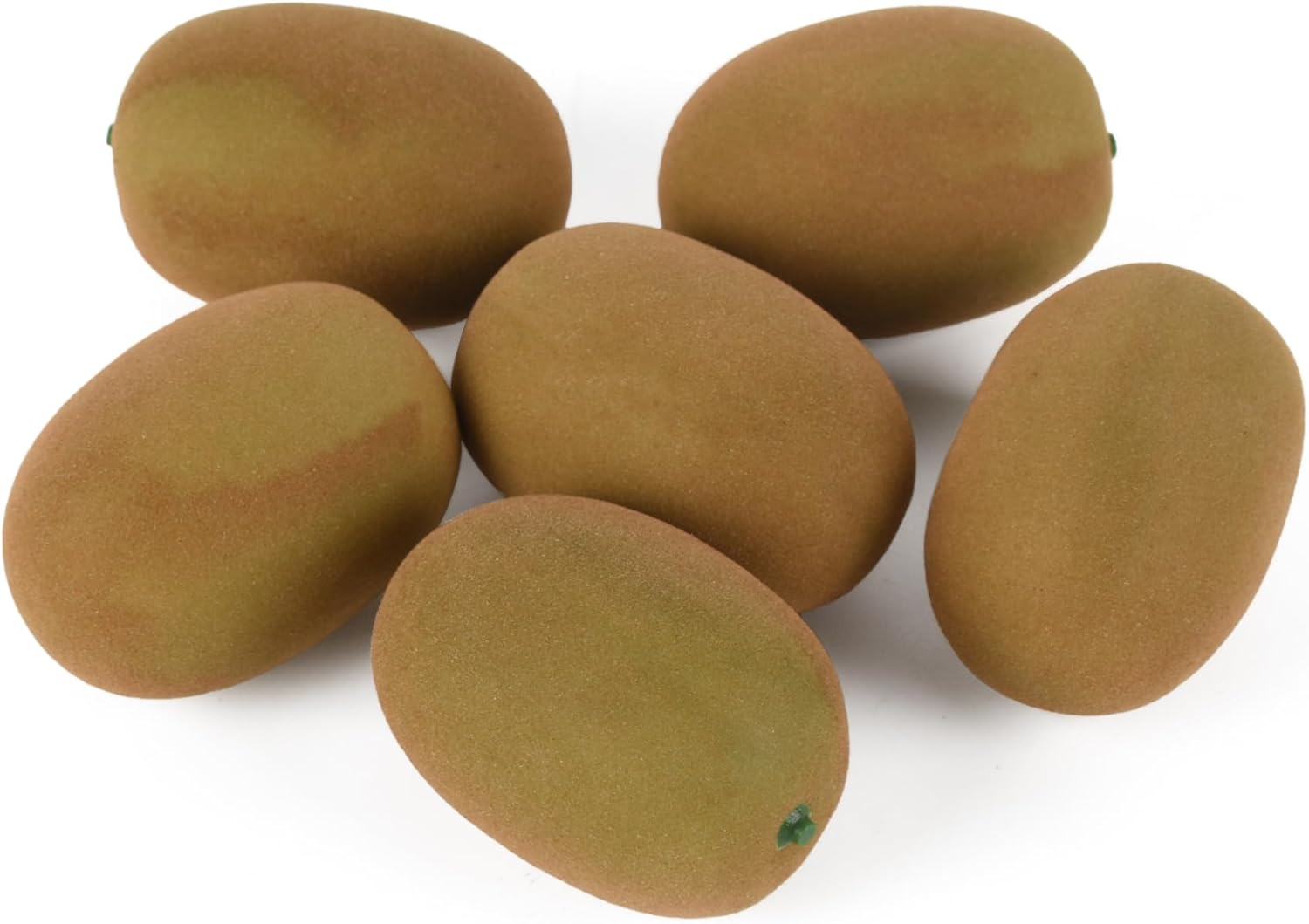 LUEYAO Lifelike Artificial Kiwi Fruits - Realistic Fake Red Yellow Kiwi 6PCS for Kitchen Party Home Decor Ornaments