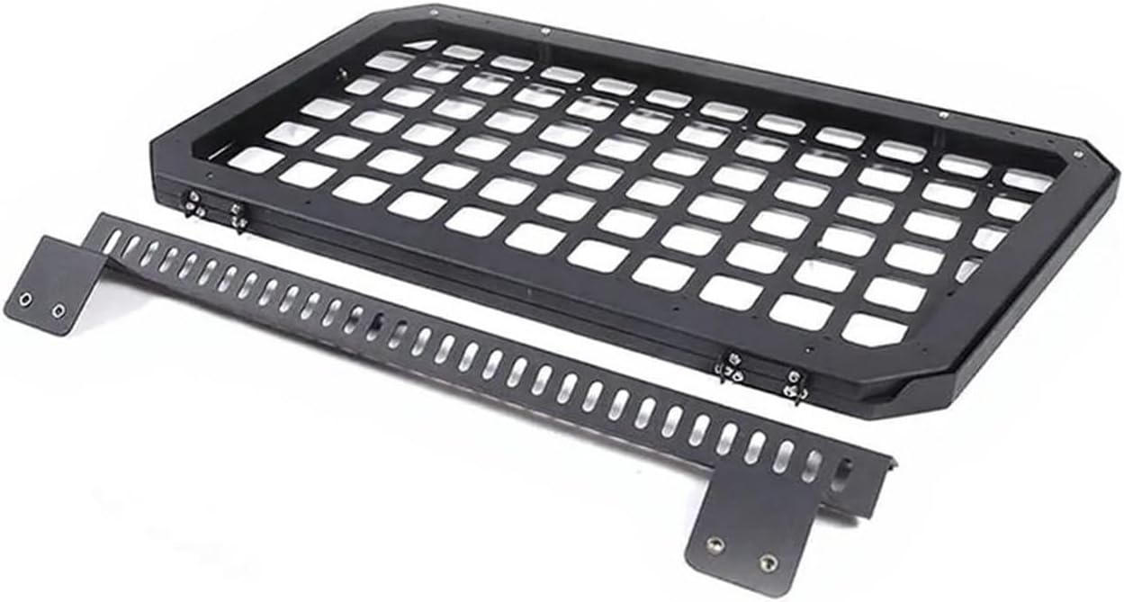 Foldable Frame Compatible for Hummer H2 2003-2009 Car Rear Window Glass Armor Shelf Storage Racks Exterior Accessories(Right side)