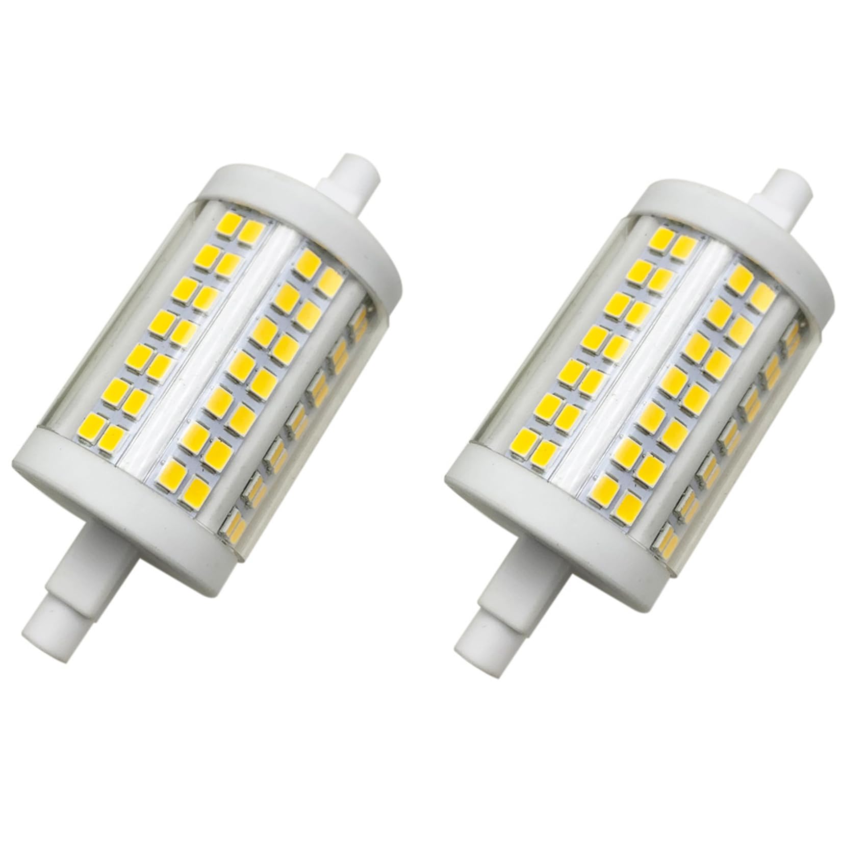 Żarówka LED R7s 78mm 20W ściemnialna Żarówki R7S 200W Żarówka halogenowa zamienna Dwustronna podstawa R7s LED do lamp roboczych, lamp ogrodowych, 2 sztuki,Cool white 6000k,20W 220V