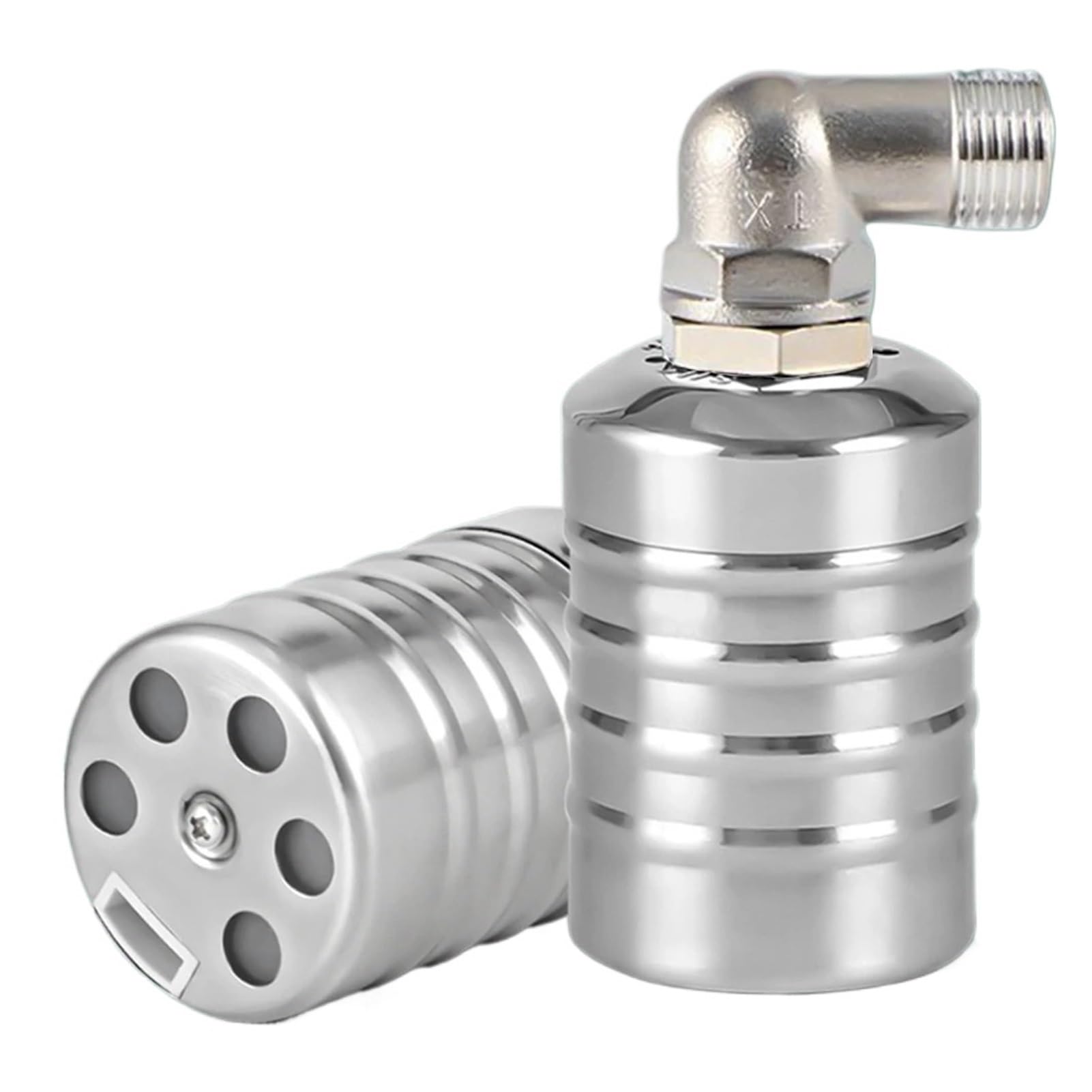 1-5PCS 304 Válvula de flotador control automático nivel agua acero inoxidable(Cr04,2PCS)