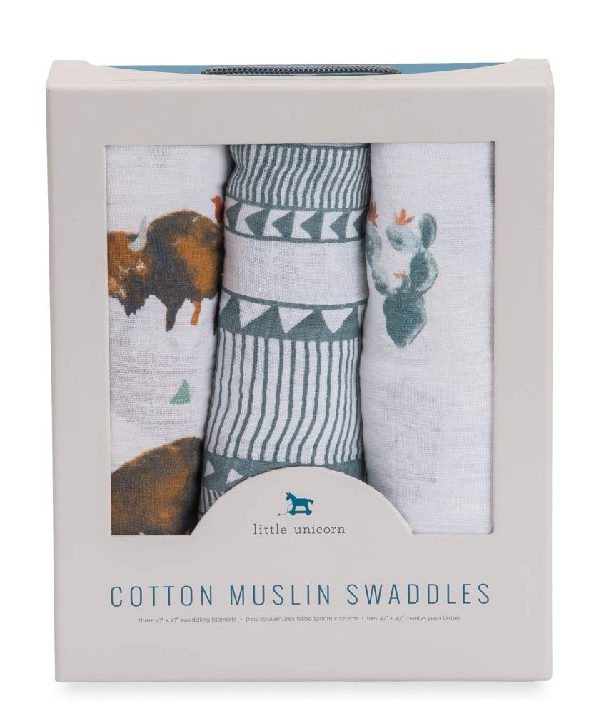 little unicorn swaddle set