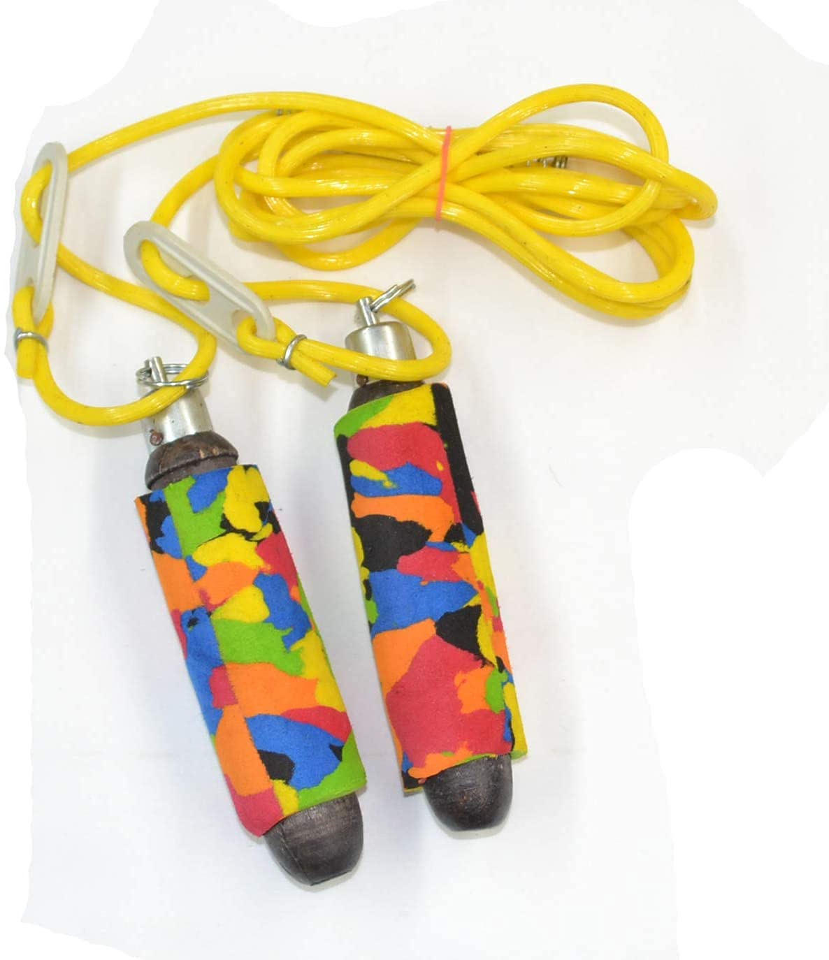 Skipping/Jump Rope for Men & Women for Exercise, Workout & Weight Loss With Adjustable Wire (Yellow Multicolour) (B09MVR7WQR) Amazon Price History, Amazon Price Tracker