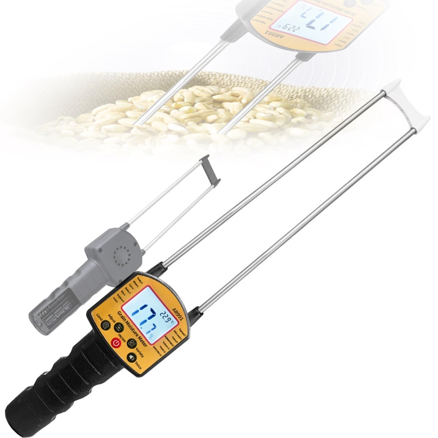 Humidimètre à grains pour éviter les moisissures du blé et du riz sous abri