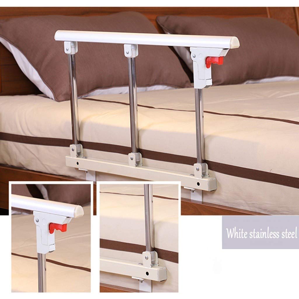 Maniglia di Sicurezza per sponde del Letto, sponde di Sicurezza Pieghevoli per Anziani, Maniglia di Assistenza per disabili, parapetto in Metallo per Ospedale, capacità di carico 150 kg (co