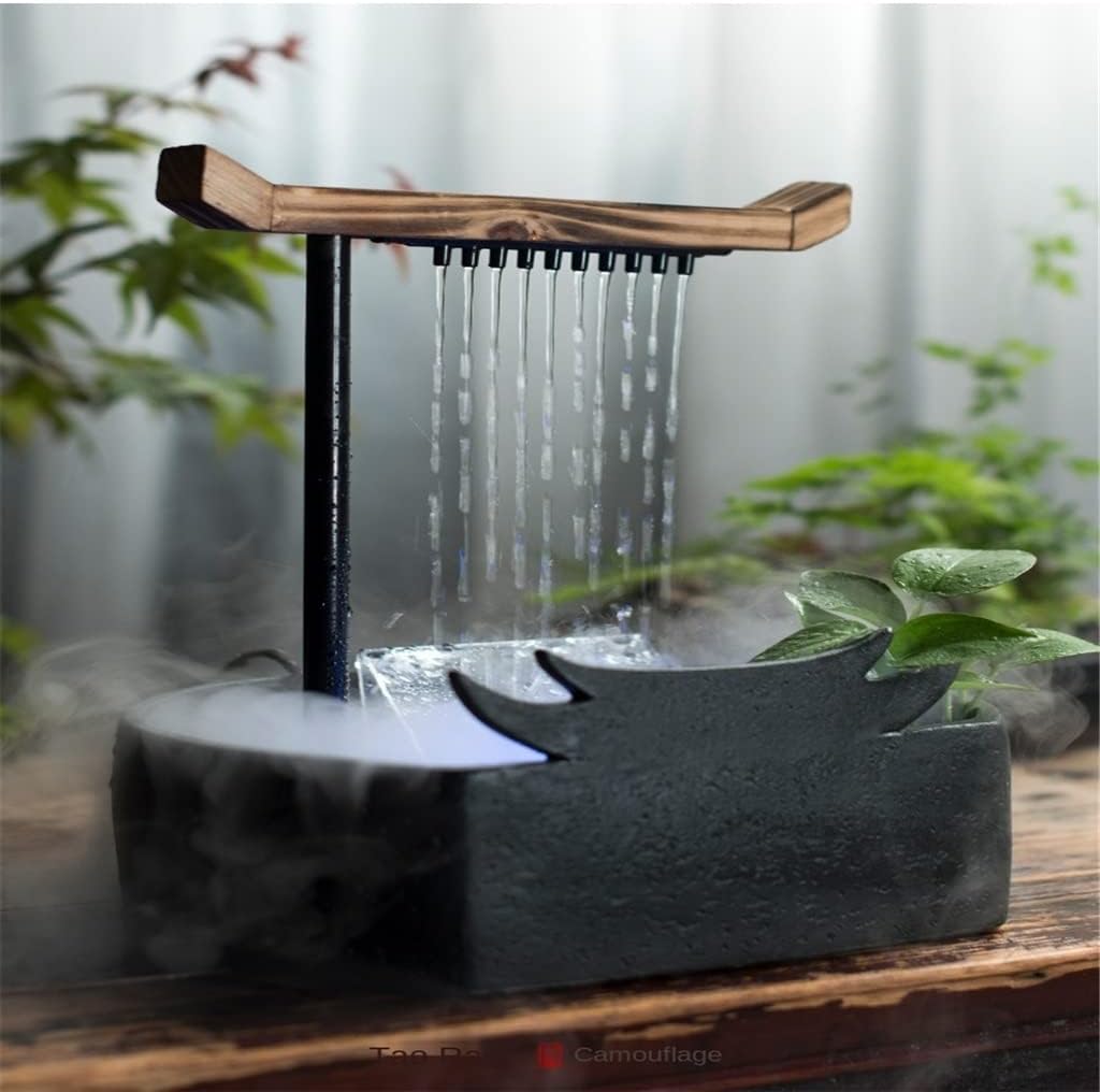 Ceramic Chinese Household Supplies Circulating Fountain Humidifier Living Room Decoration Ornament Crafts