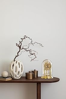 Bulova B8818 Tristan I Clock, Brass Finish