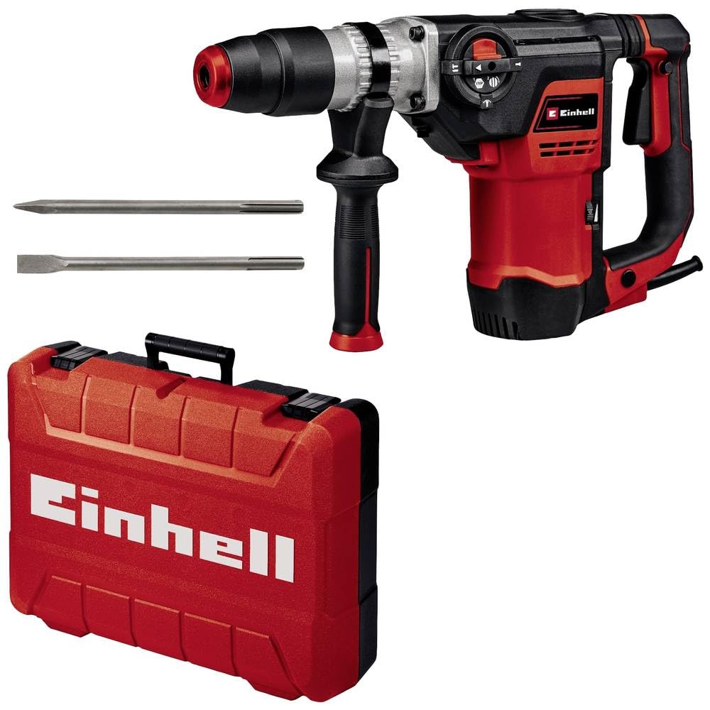 Einhell Kırıcı Delici TE-RH 40 3F (1050 W, Pnömatik Darbe Mekanizması, 10 J Darbe Gücü, SDS-max, Düz ve Sivri Keski Dahil) - 4257935