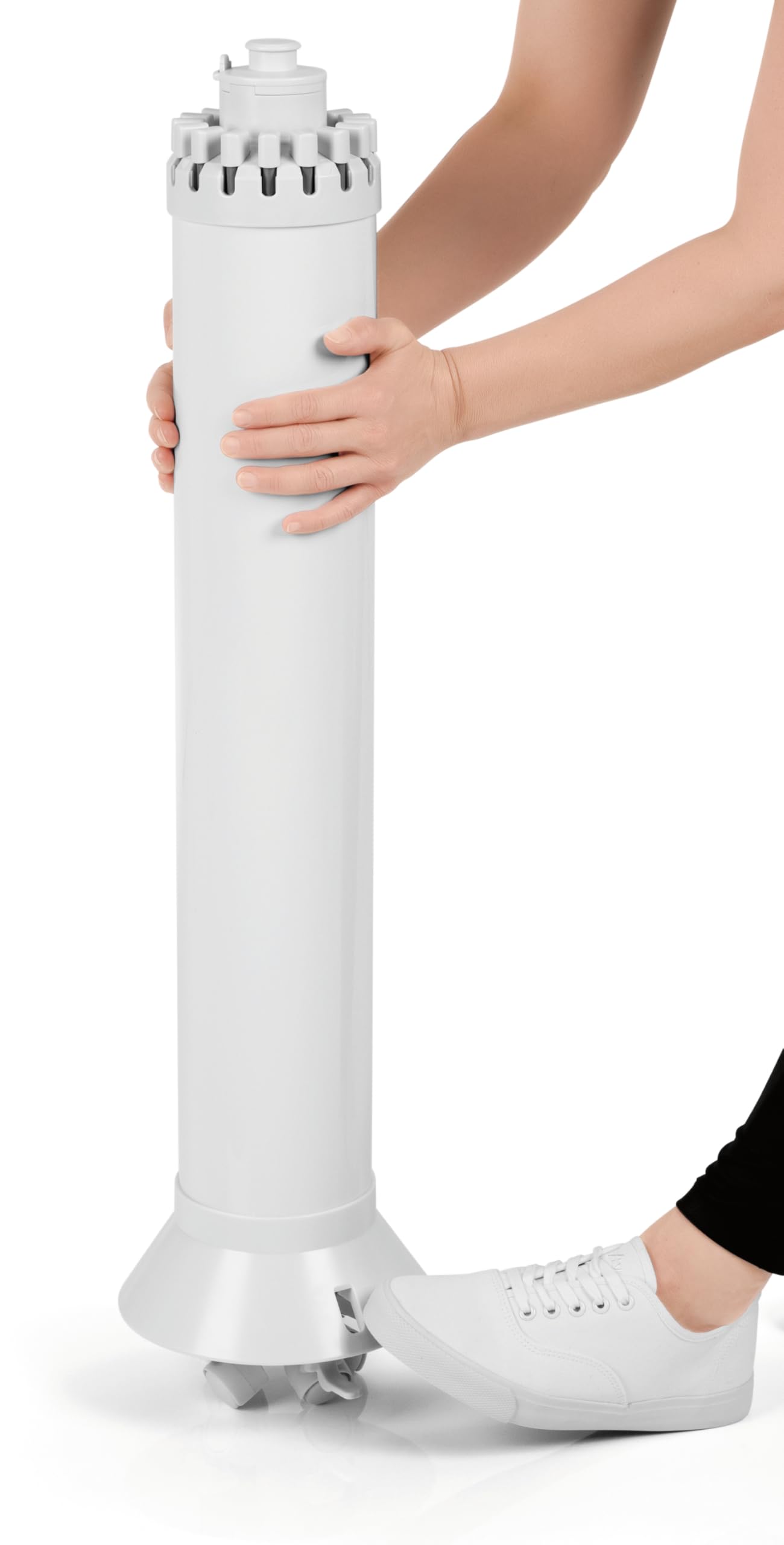 EASYmaxx - Tendedero de Ropa abatible 800 – Plegable, de Montaje Variable con 16 Brazos | Tendedero con Sistema | Individualmente Adaptable al Espacio y cantidad de Ropa | Ahorra Espacio y es Estable