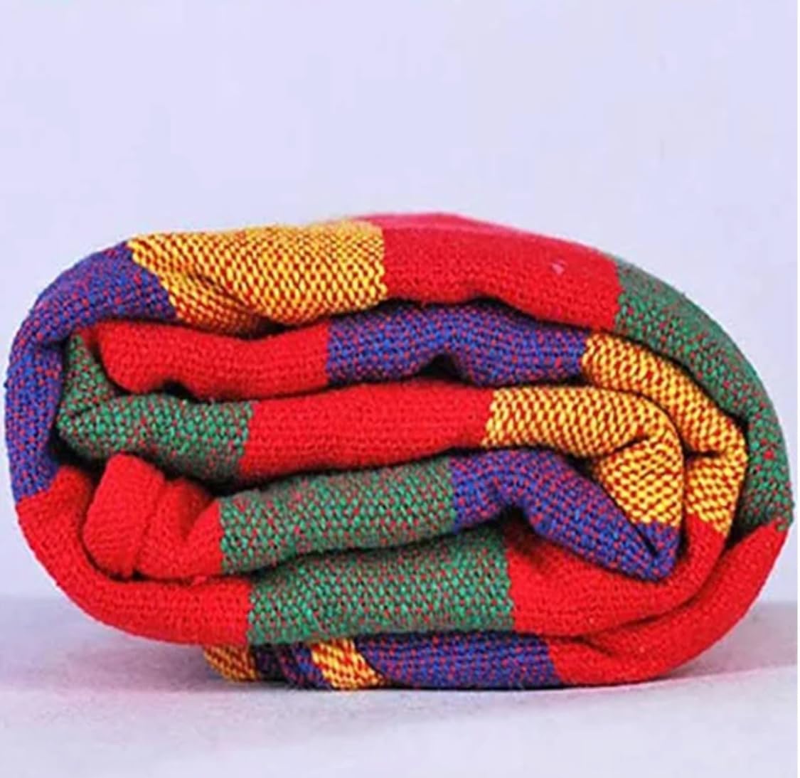 Brazilian Double Cotton Hammock! 2 Free Carabiners Included! Soft, Breathable, and Easy to Carry! Relax by The Water, at The Park, or in Your Backyard! Indoors or Outdoors! Large Size!