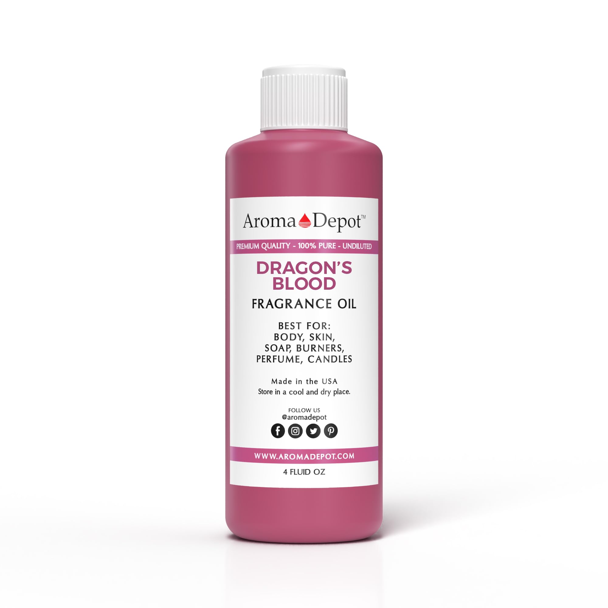 Dragon's Blood 4 oz. Fragrance Oil I Perfume I Skin Oil I Scented. DIY Projects Such as Candles, Bath Bombs, Body Butters, Creams &amp; Lotions. Few Drops in The Diffuser, Burners, or Warmers.