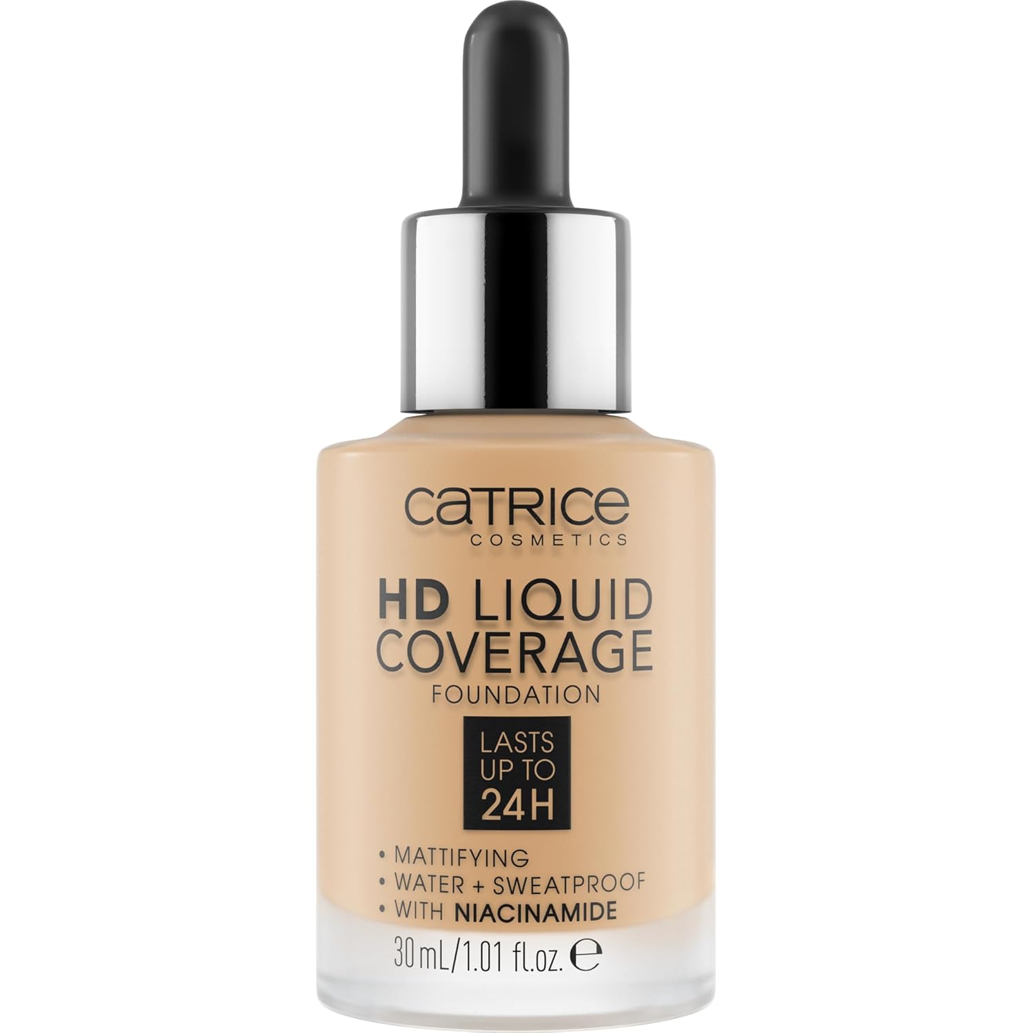 Catrice | HD Liquid Coverage Foundation | Flawless, High Coverage | Vegan & Cruelty Free (036 | Hazelnut Beige)