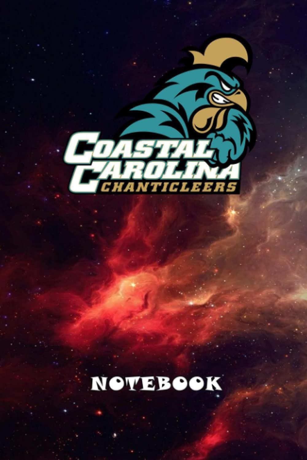 NCAA Coastal Carolina Chanticleers Notebook Soft Cover 100 Pages 6 x 9 Inches | Christmas, Thankgiving , Halloween Gifts #9