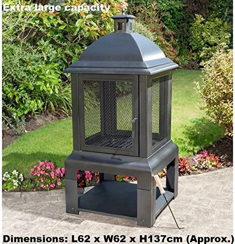 Aspen Log Burner with Log Tray with Extra large capacity & Easy access door