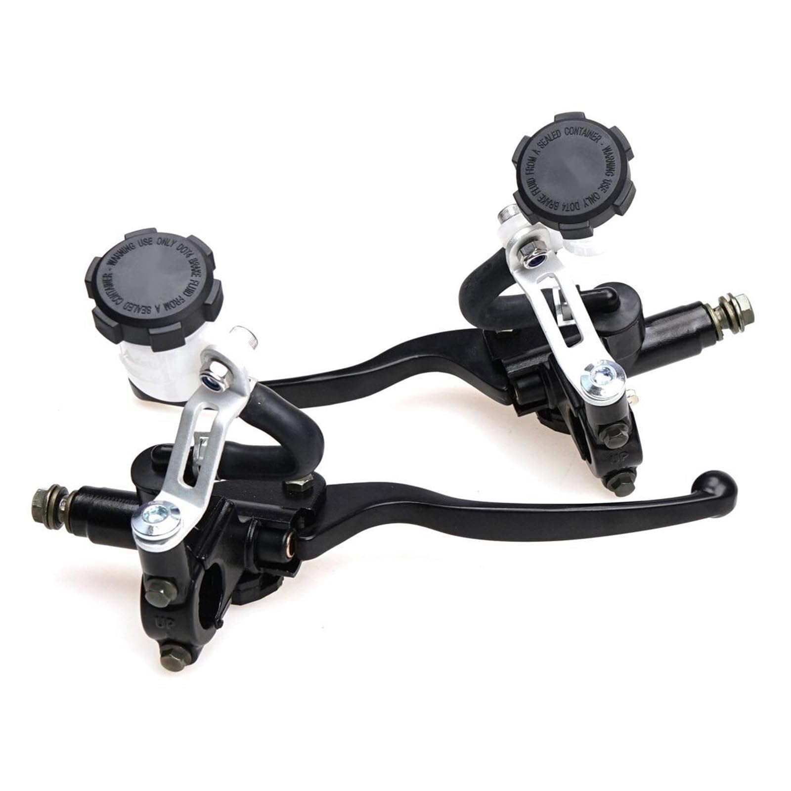 Motorradkupplung Universeller 22-mm-7/8-Zoll-Motorrad-Hydraulikbrems-Kupplungs-Bremspumpen-Hauptzylinder(Left and Right)