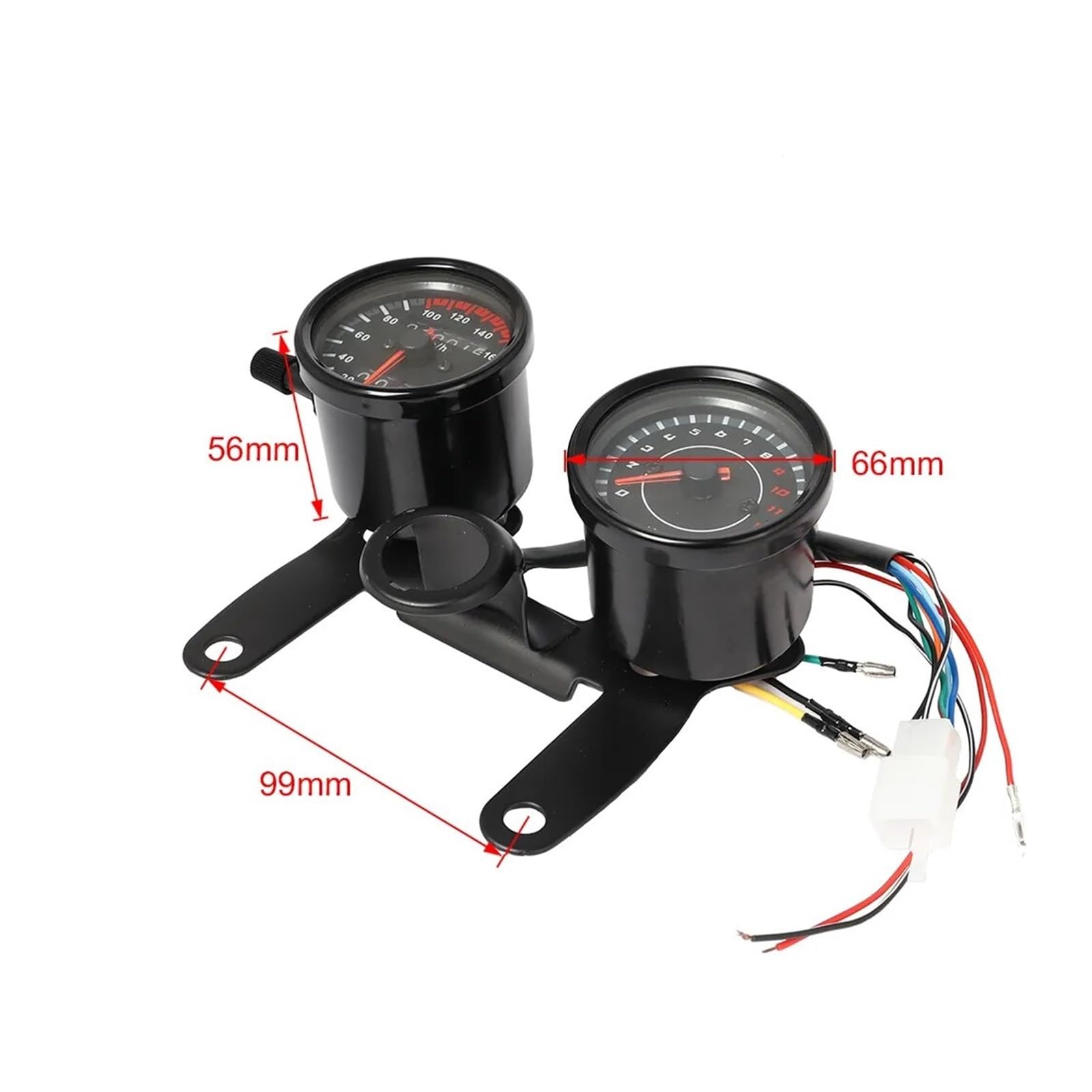 Amazon.co.jp: 機械式 速度計 に適合する ホンダカフェレーサー 12V 黒
