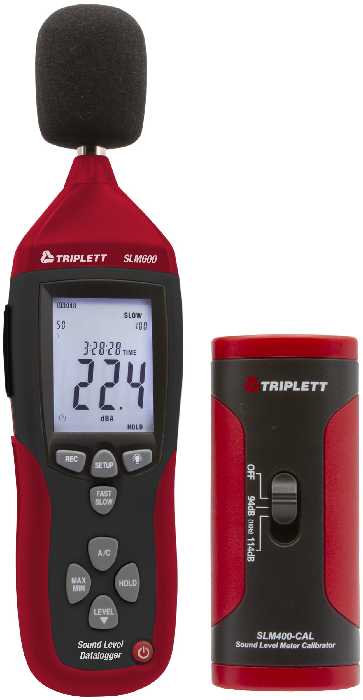 Photo 1 of Triplett SLM600-KIT Sound Level Datalogger Kit with Calibrator