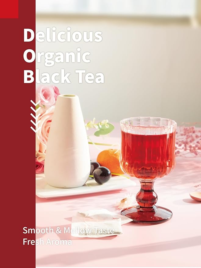 Experience the smooth and mellow taste of HYNTMYT organic black tea, crafted from fresh tender spring tea buds and expertly blended to provide a flavorful and soothing beverage. This tea boasts a natural floral aroma that complements its rich taste, making it a delightful treat for tea enthusiasts.