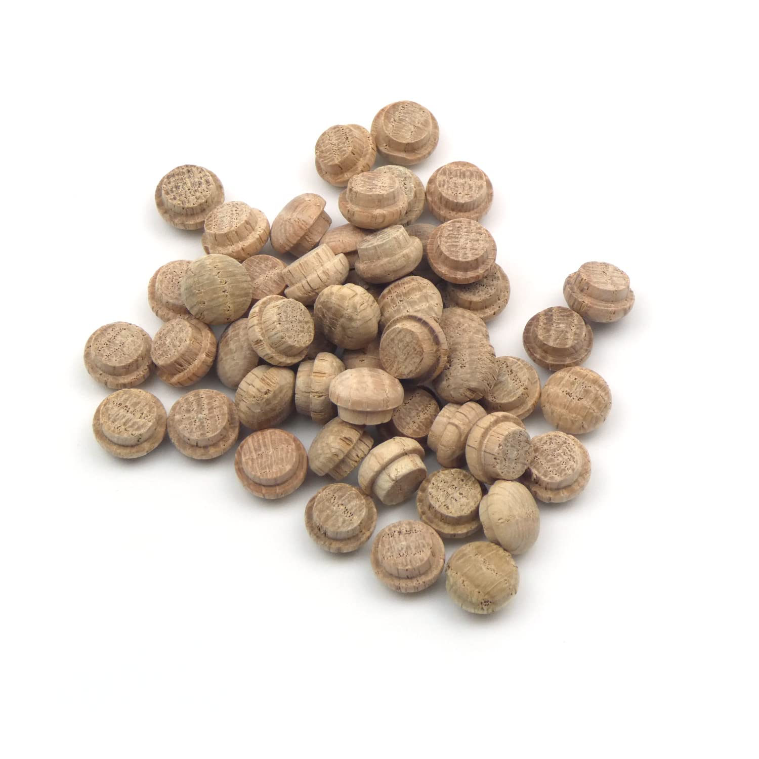 Oakcrafts - 3/8" - 9.5mm Oak Mushroom Plug - Pack of 50