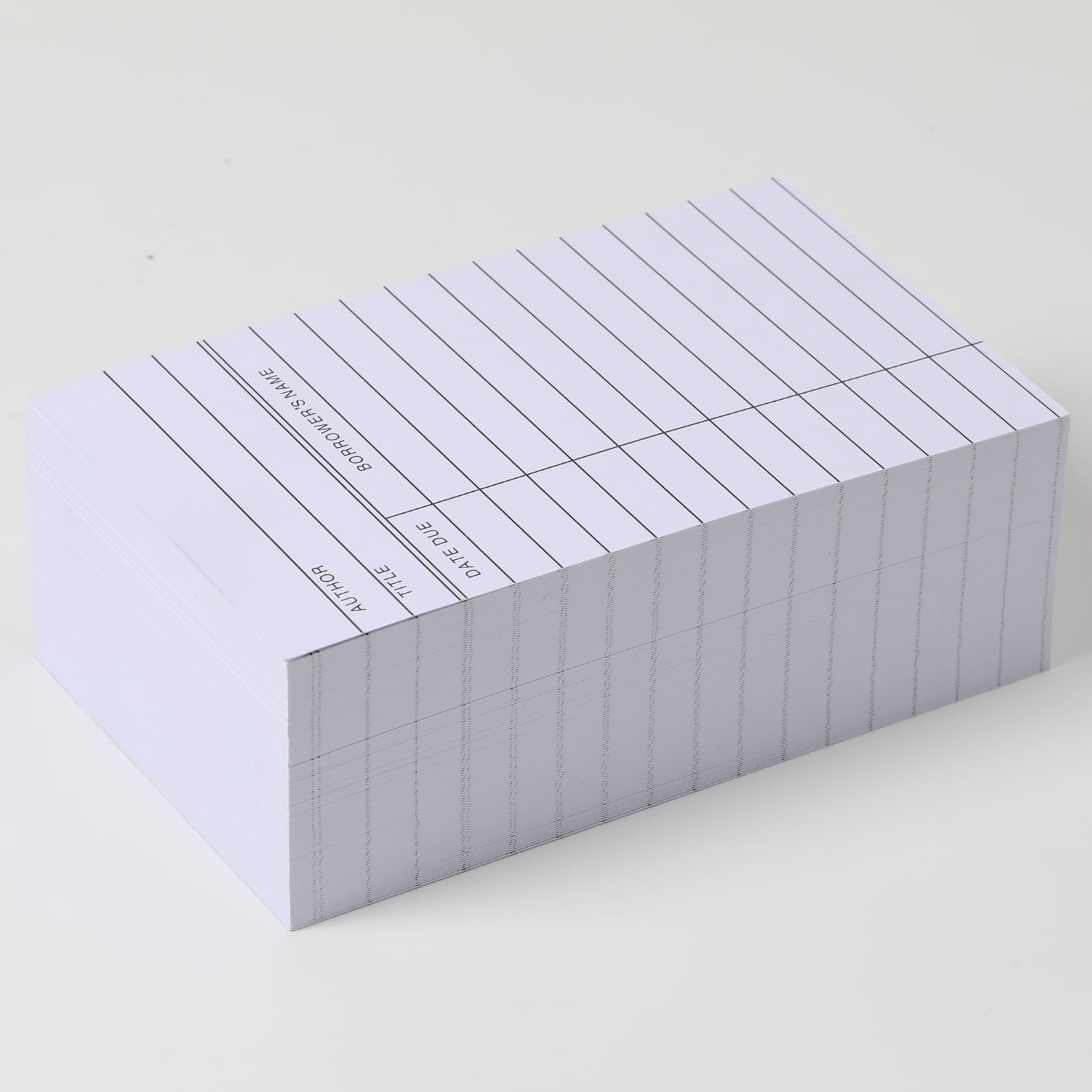 Carte per biblioteca 7,6 x 12,7 cm schedario pagamenti listini