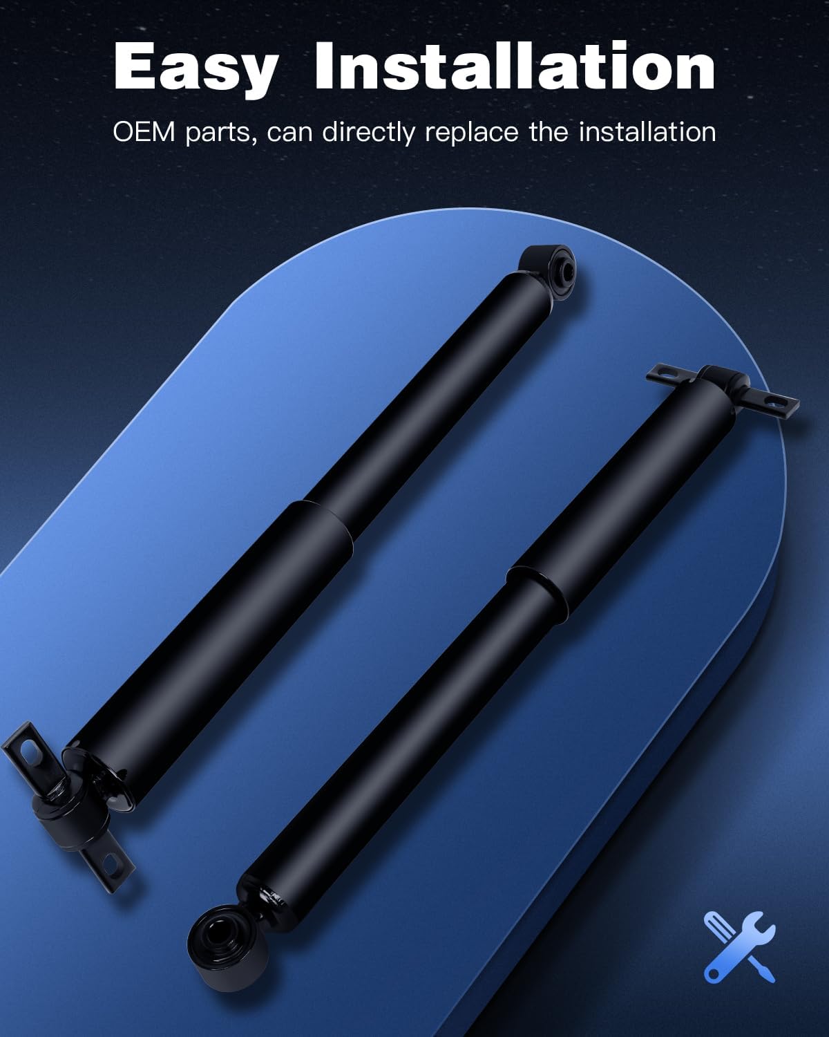 Rear Shocks,ECCPP Shocks Absorbers for Honda Compatible for Honda Odyssey 2005-2017 349105 37316 Auto Shocks Kits Amortiguadores