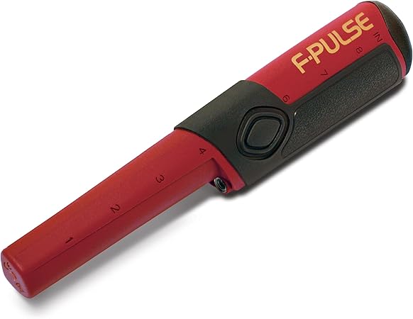 Fisher F-Pulse Waterproof Pinpointer Metal Detector, Red – Pulse Induction Technology for Deepest Detection, Long Battery Life, LED Light, vibrate & beep Modes for Precise Target Location. Fisher F-Pulse Waterproof Pinpointer Metal Detector, Red – Pulse Induction Technology for Deepest Detection, Long Battery Life, LED Light, vibrate & beep Modes for Precise Target Location.
