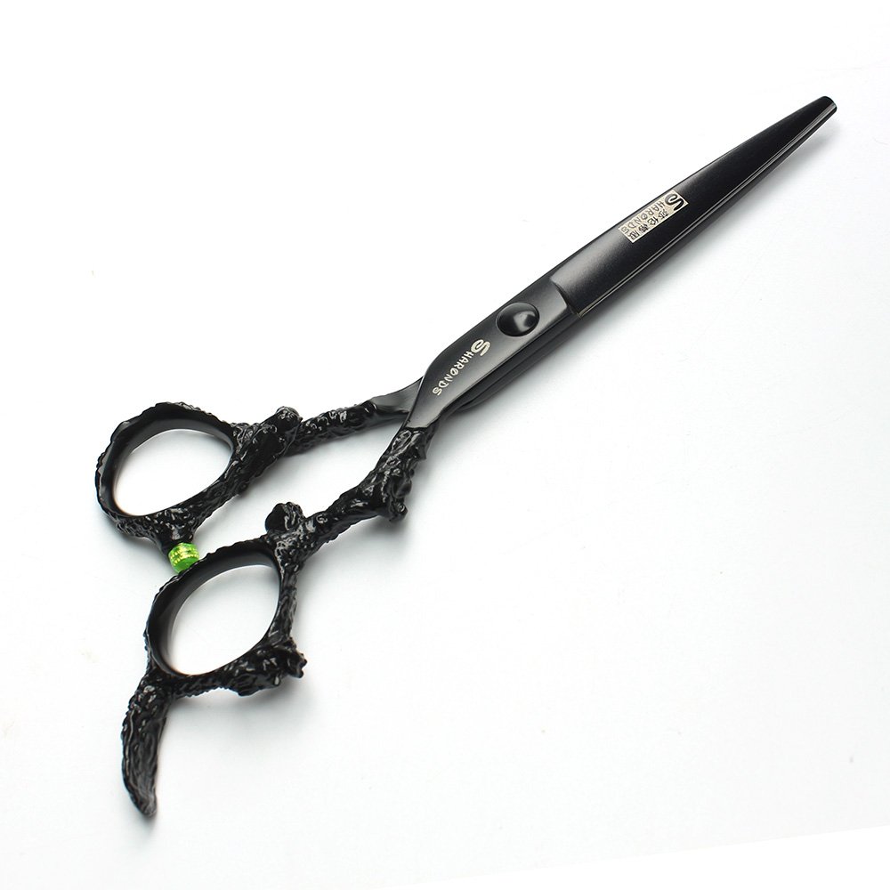 Porfessional - Tijeras de peluquería de acero inoxidable de 6 pulgadas, tijeras afiladas para corte de pelo para peluqueros, hombres, mujeres