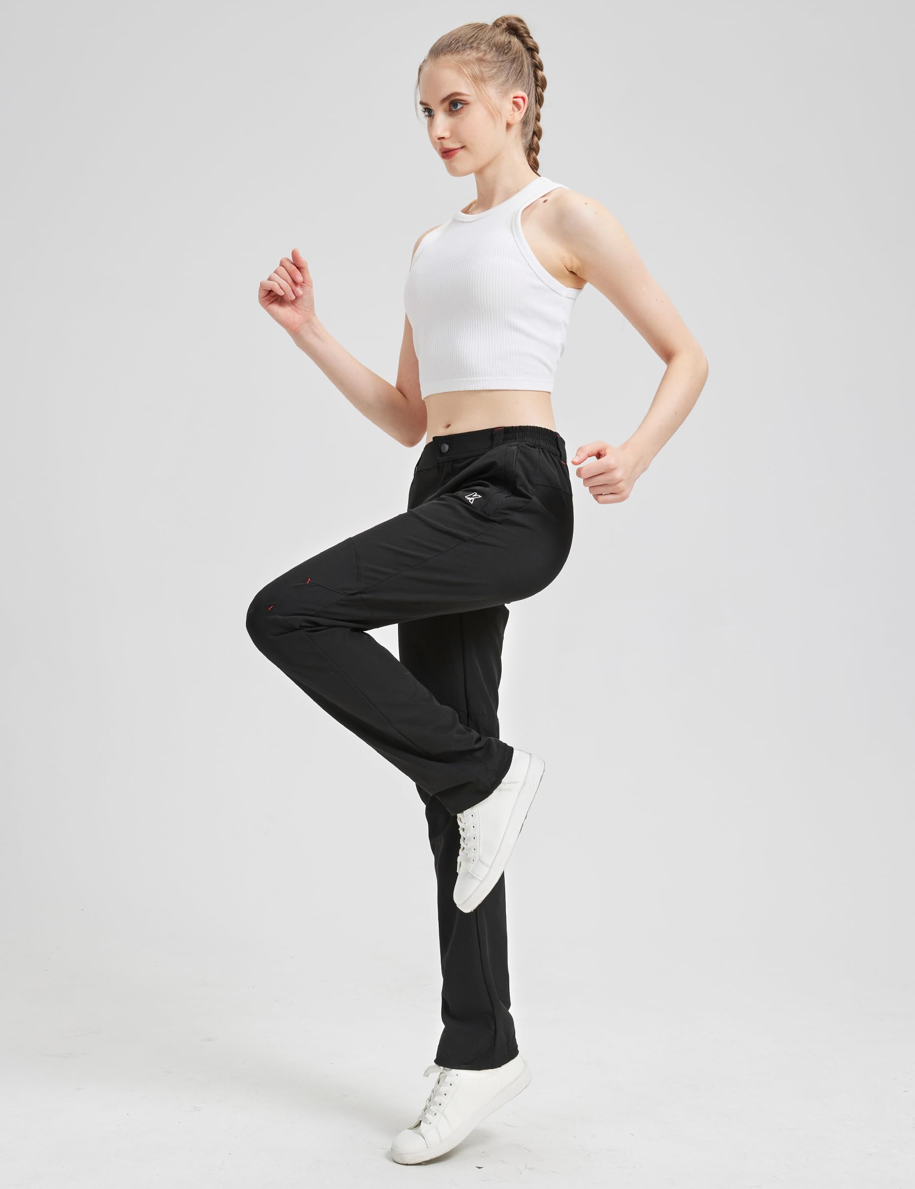 KUTOOK Pantalones Senderismo Mujer Transpirable Pantalones de Acampada y Marcha para Mujer Ligero Trekking Deportivos al Aire Libre