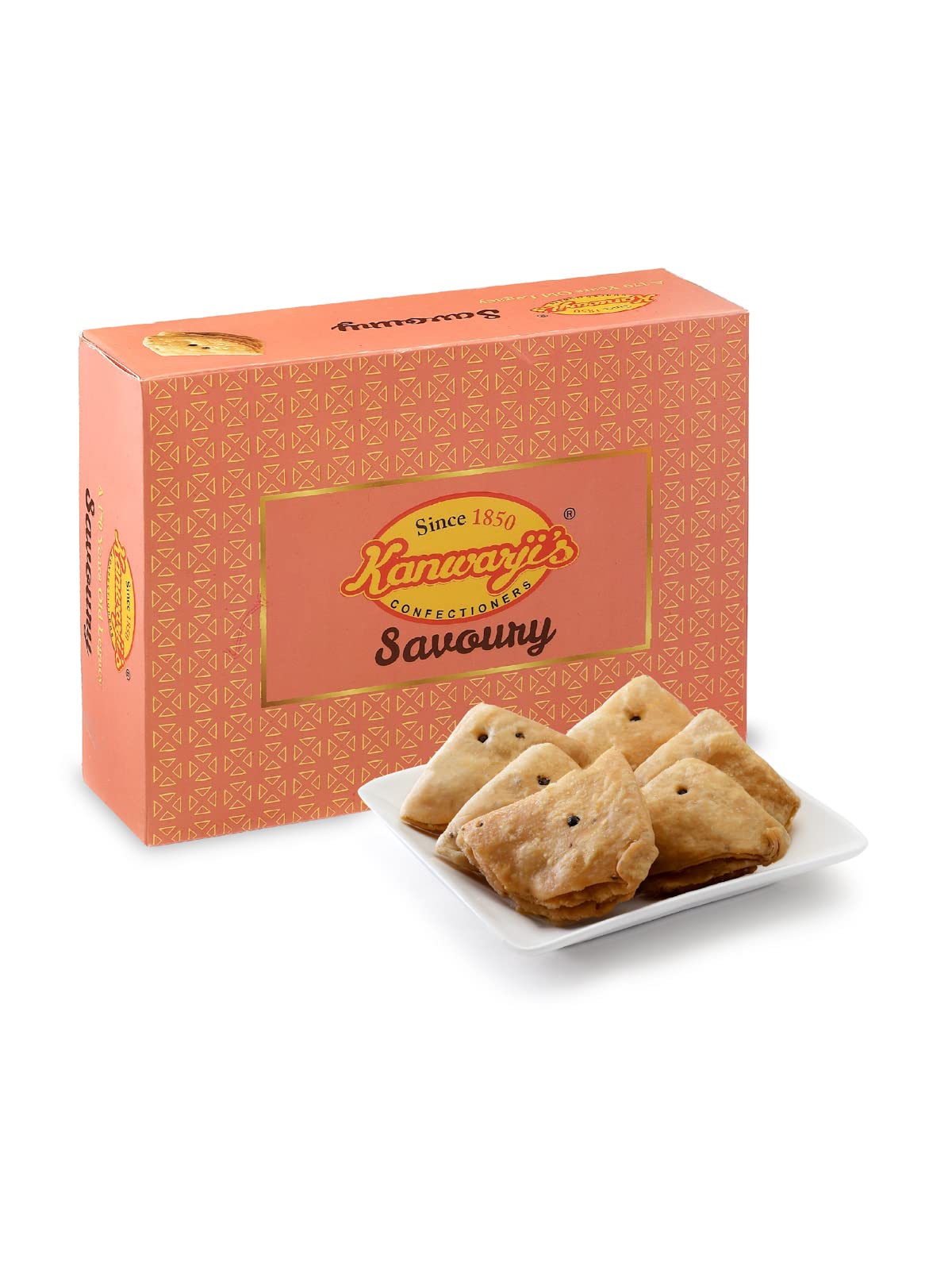 Kanwarjis Confectioners | Nimki | Evening Tea Time Snacks | Crispy | Namkeen Tikoni Mathi | Ready to eat | Snacks Tikoni Mathi (400gm) (B09J422V4Y) Amazon Price History, Amazon Price Tracker