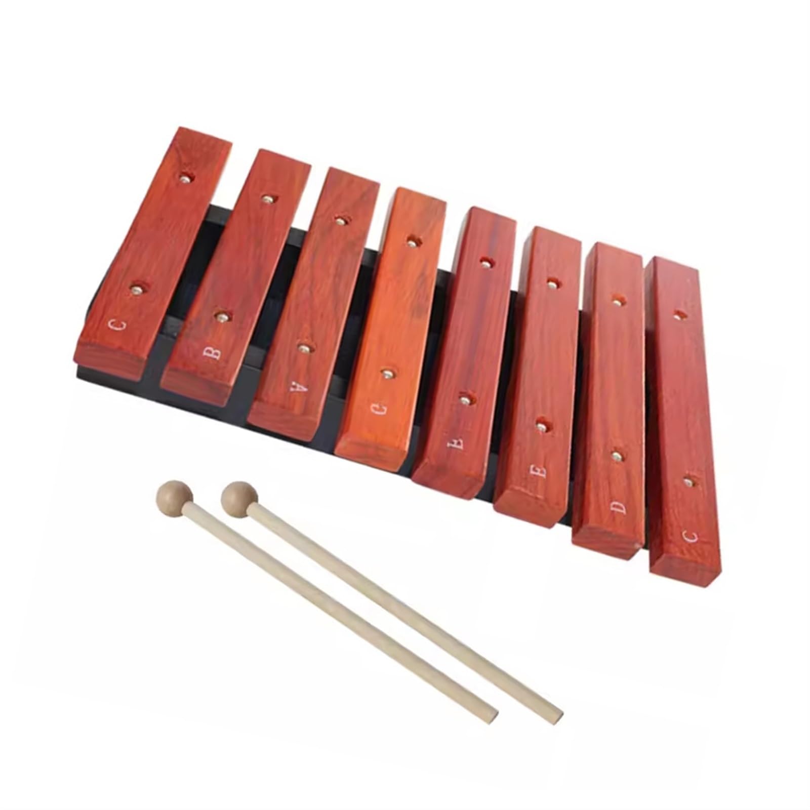 Instruments De Musique En Xylophone Instrument De Percussion Standard En Acajou À 8 Tons Xylophone À Percussion Pour Débutants(A)