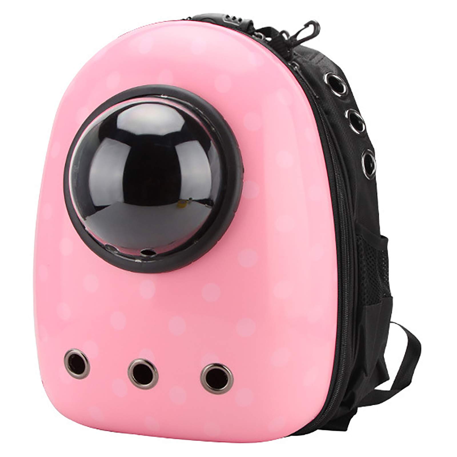 Sac de transport pour chat design capsule rose finitions haut de gamme