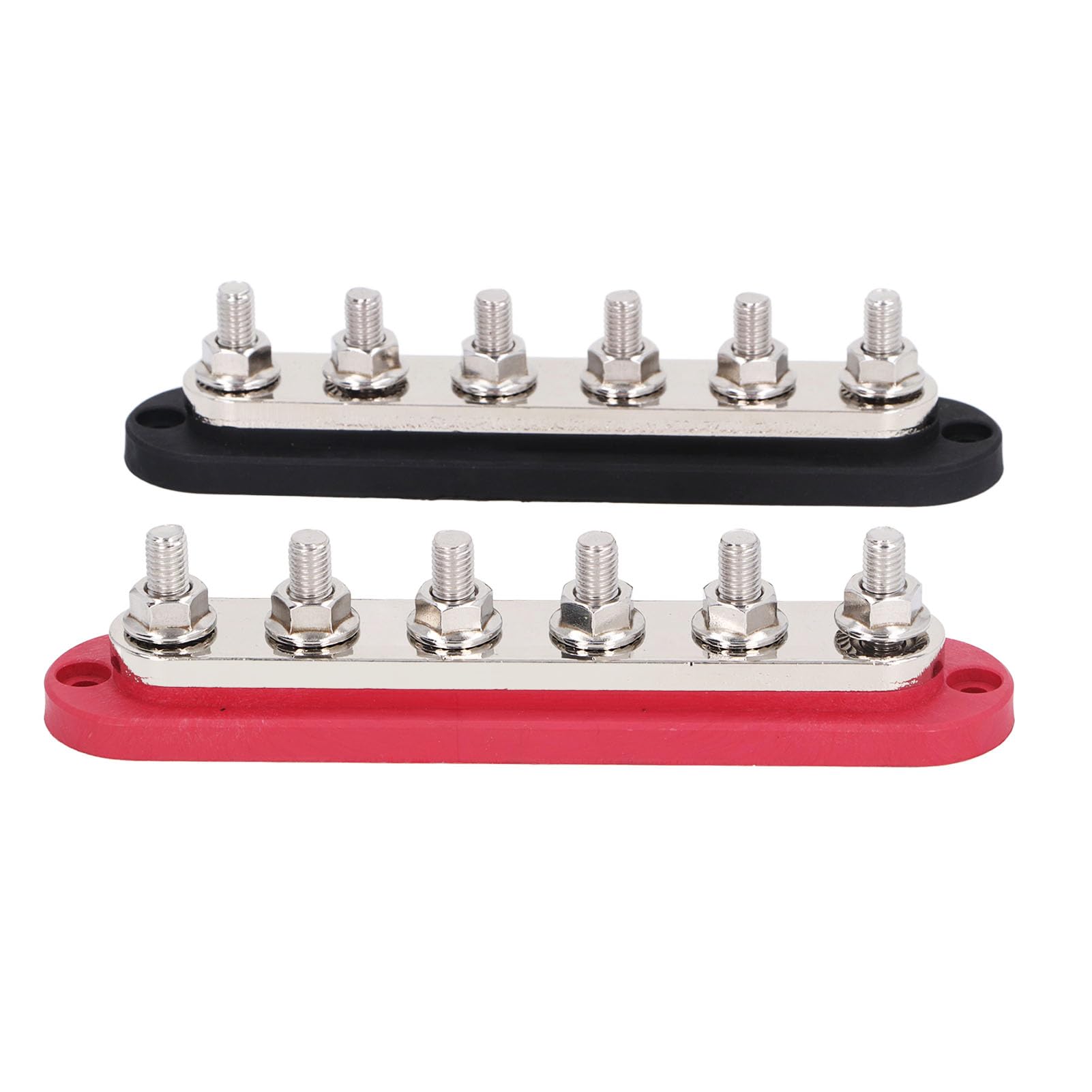 Marine Stromverteilungsblock 12V/48V 300A mit Polycarbonatabdeckung Messing Edelstahl für Auto Boot Korrosionsbeständig Automobil Zubehör